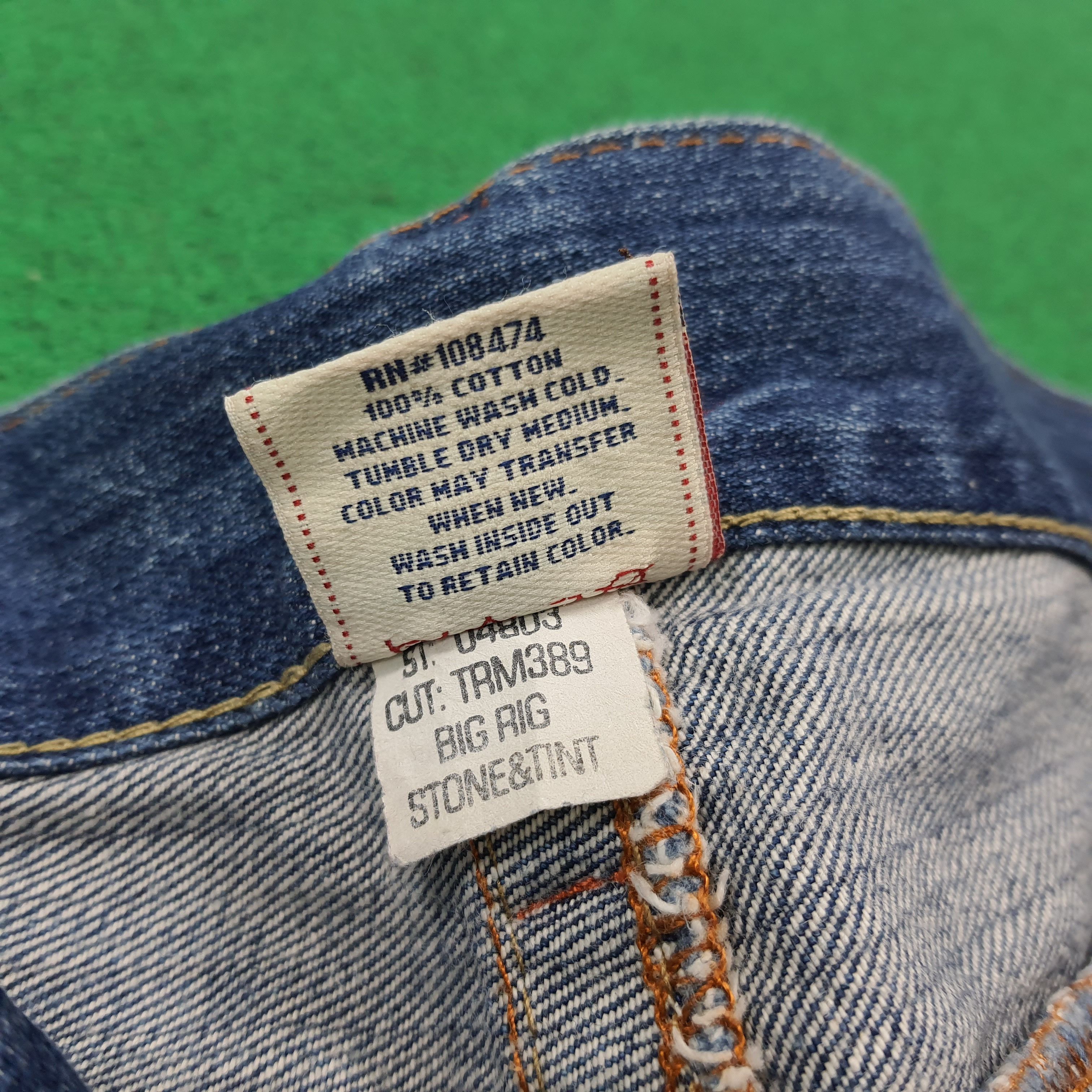 True Religion Vintage True Religion Joey Big Rig Grunge Jeans C297N18 Size US 35 - 9 Thumbnail