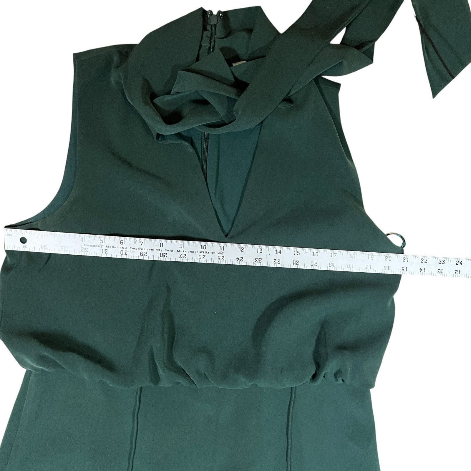 Other Antonio Melani Dark Green Sleeveless Wide Leg Jumpsuit Sz14 Size 36" / US 14 / IT 50 - 4 Thumbnail
