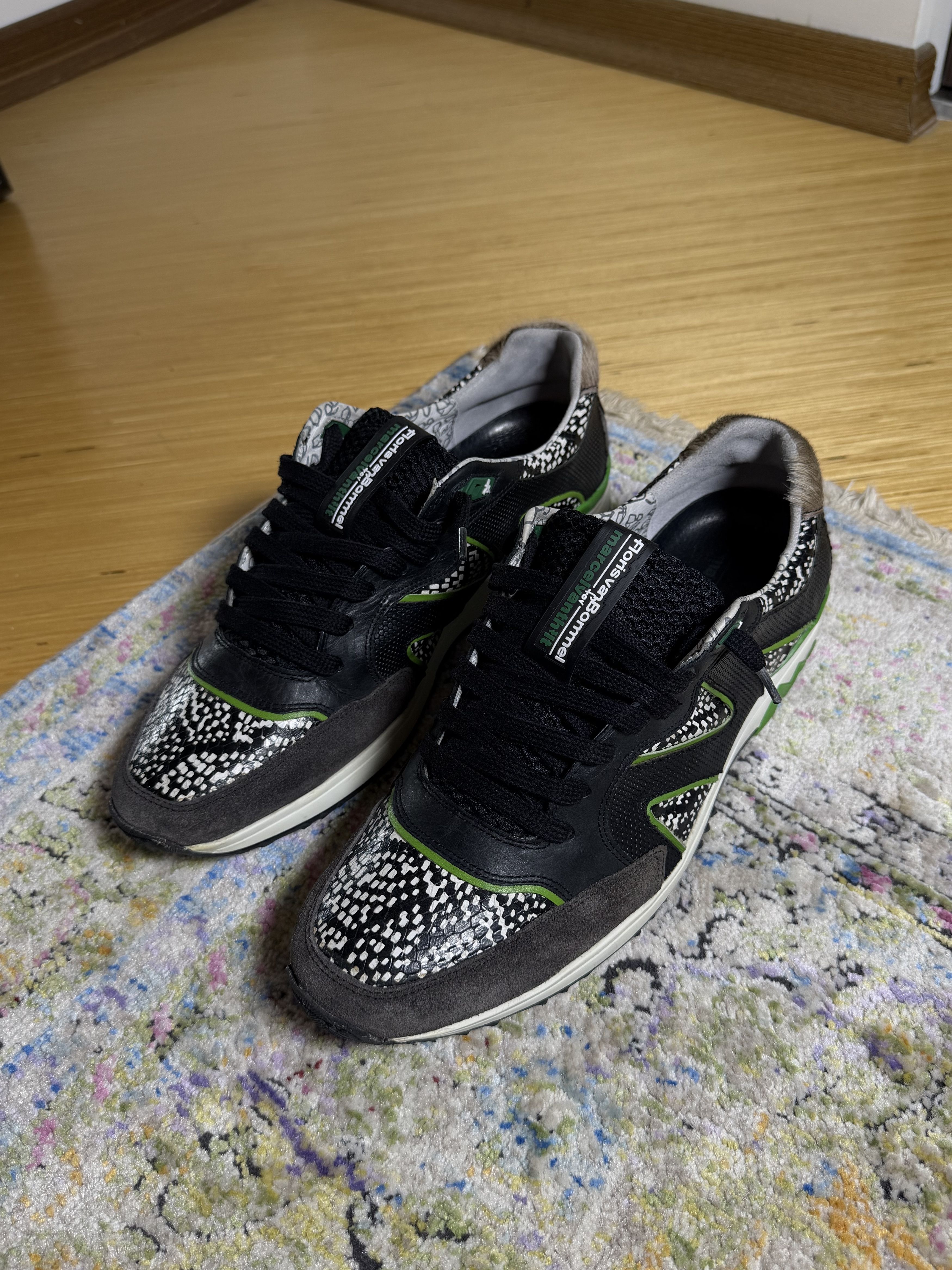 Floris van Bommel Floris van Bommel for Marcel Vanthilt Pony Hair Sneakers Size US 10 / EU 43 - 3 Thumbnail