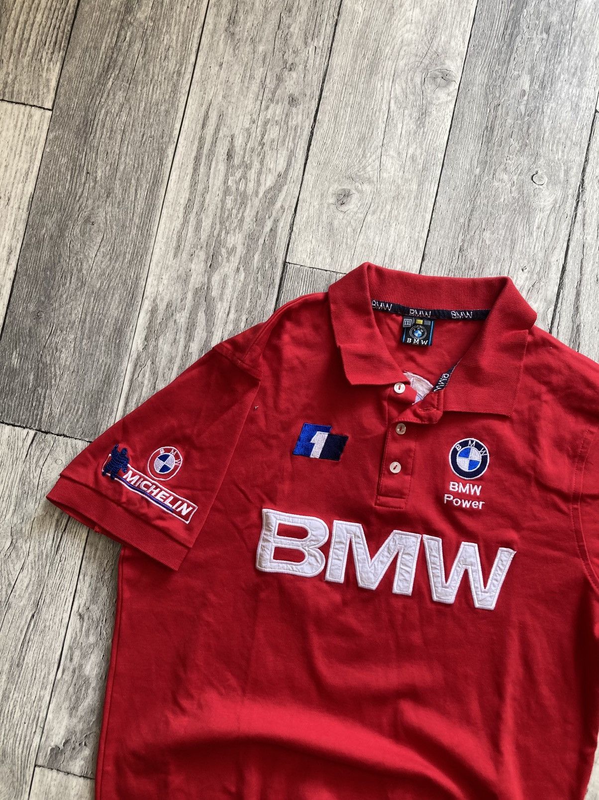 BMW × Vintage Vintage 90’s BMW racing polo tshirt L y2k Nascar drip f1 Size US L / EU 52-54 / 3 - 3 Thumbnail
