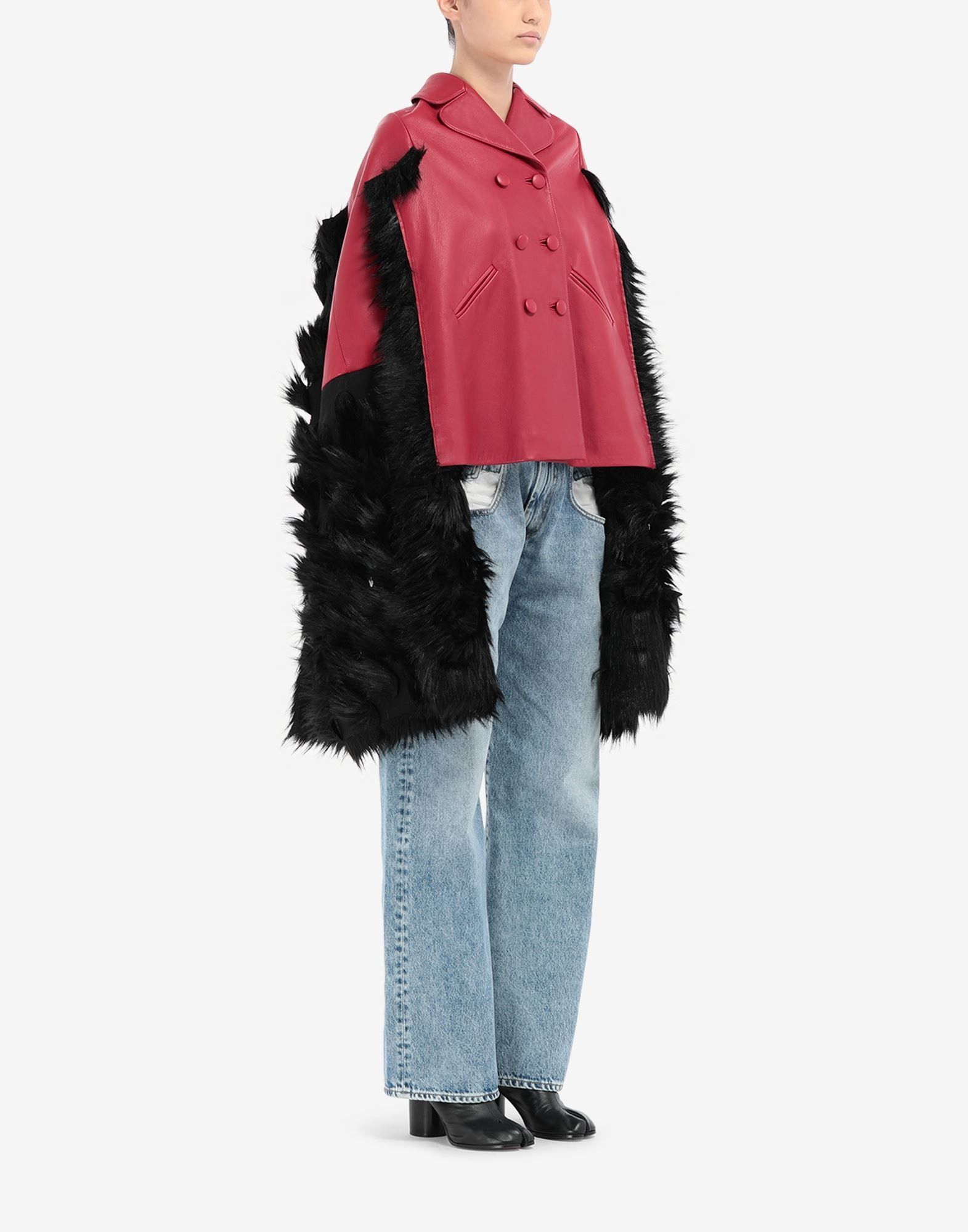 Maison Margiela o1y0625 Jacket in Red/Black Size S / US 4 / IT 40 - 3 Thumbnail