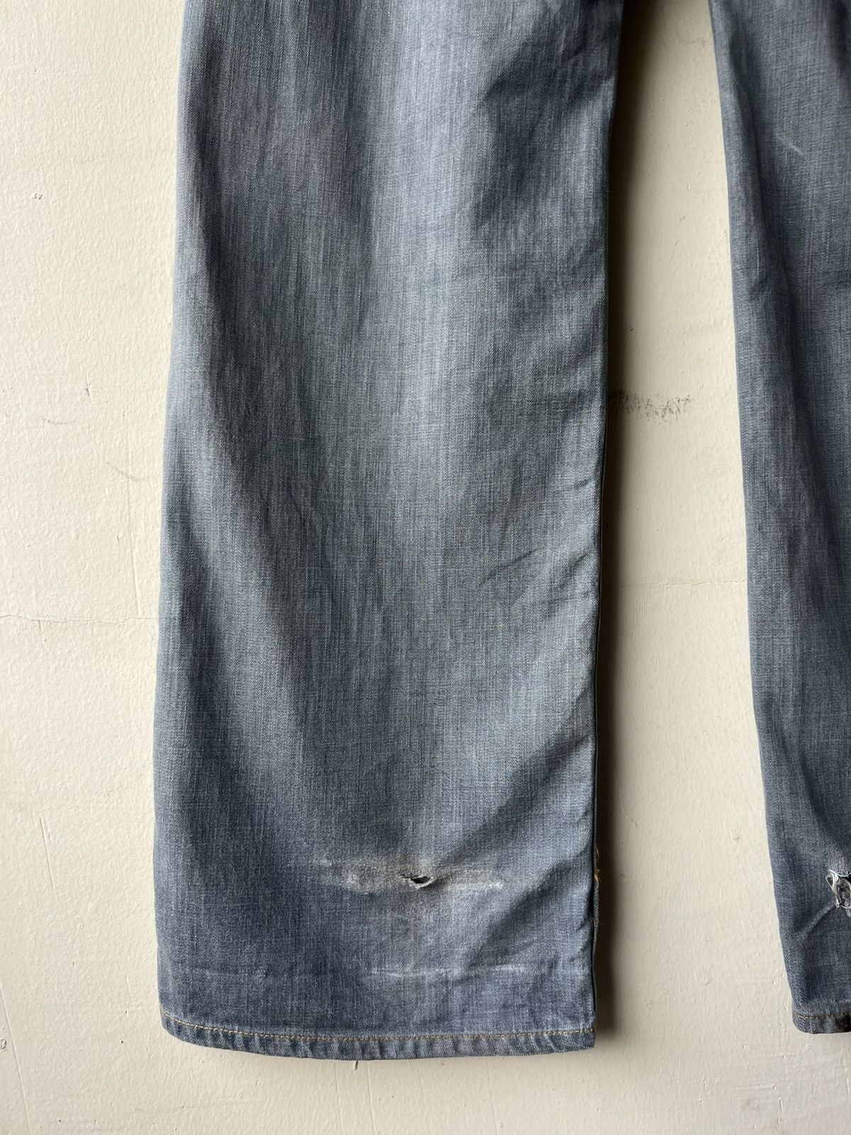 Stevenson Overall Co. Stevenson Overall Japan Distress Mud Denim Workwear Jeans Size US 32 / EU 48 - 18 Thumbnail