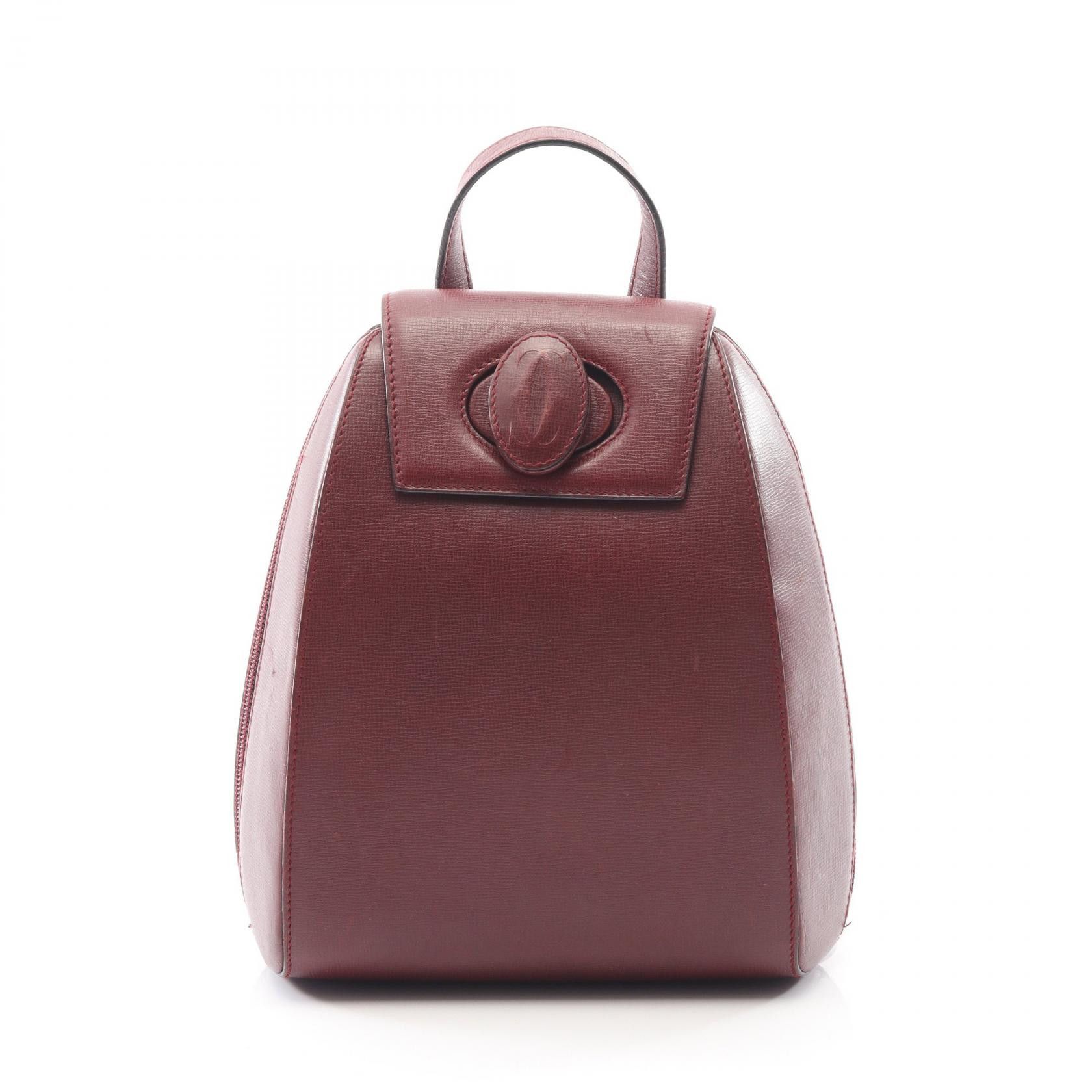 Cartier Cartier Cartier Must Line Leather Backpack Leather Backpack DUTY FREE for USA Size ONE SIZE - 1 Thumbnail
