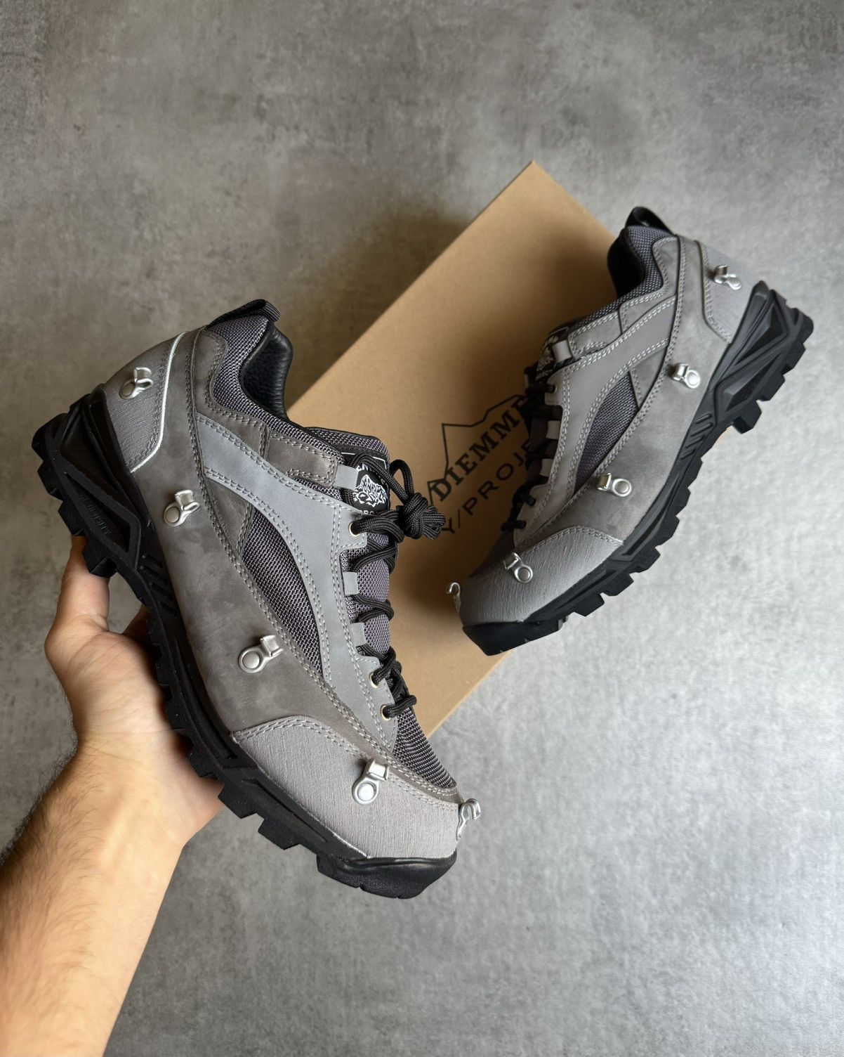 Diemme × Y/Project Y/Project x Diemme Grappa Trekking Grey Techno Shoes |  Grailed