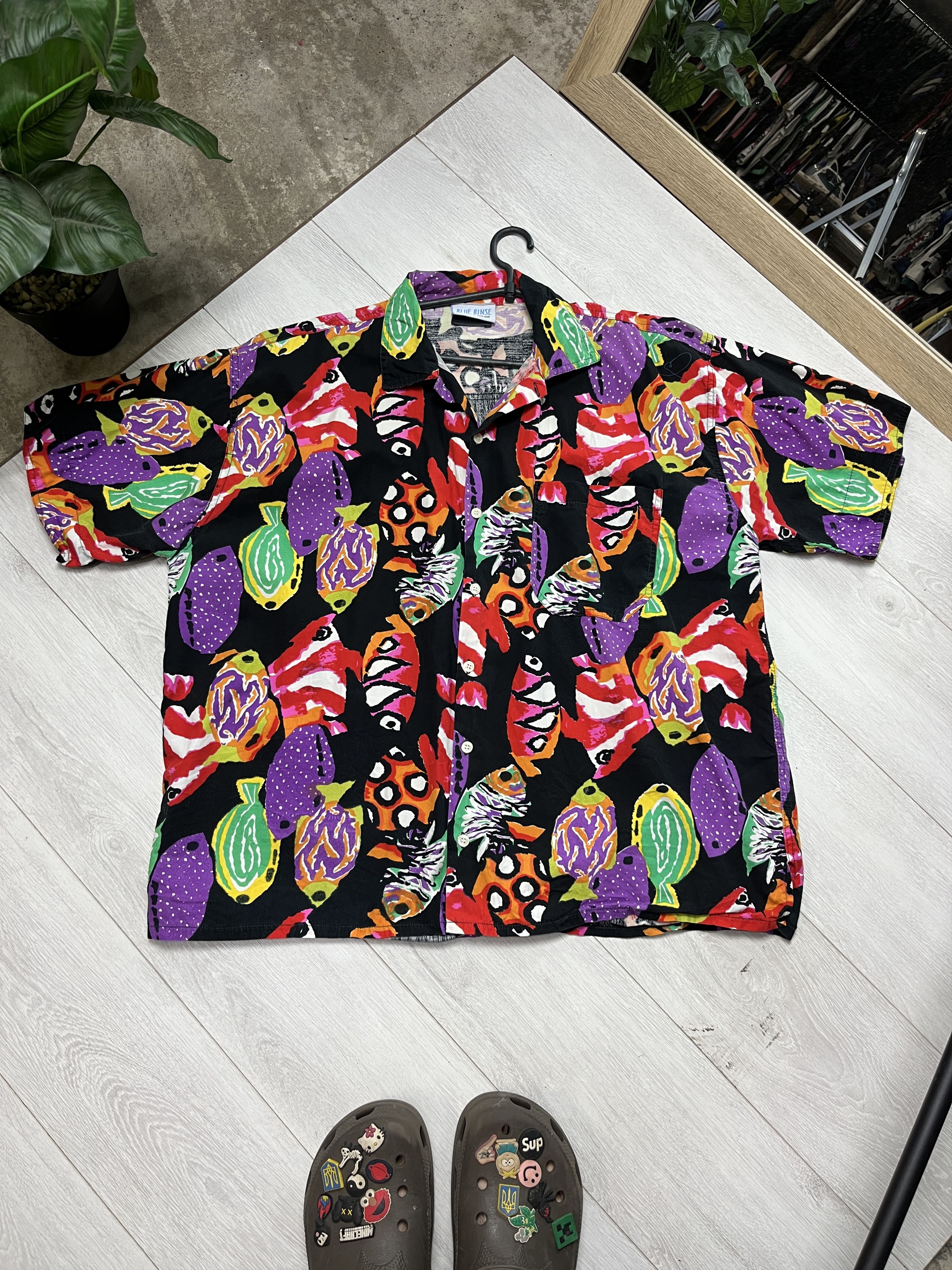 Other VINTAGE 1990s TROPICAL FISH ALOVERA PRINT SHIRT - 784 Size US XL / EU 56 / 4 - 1 Thumbnail