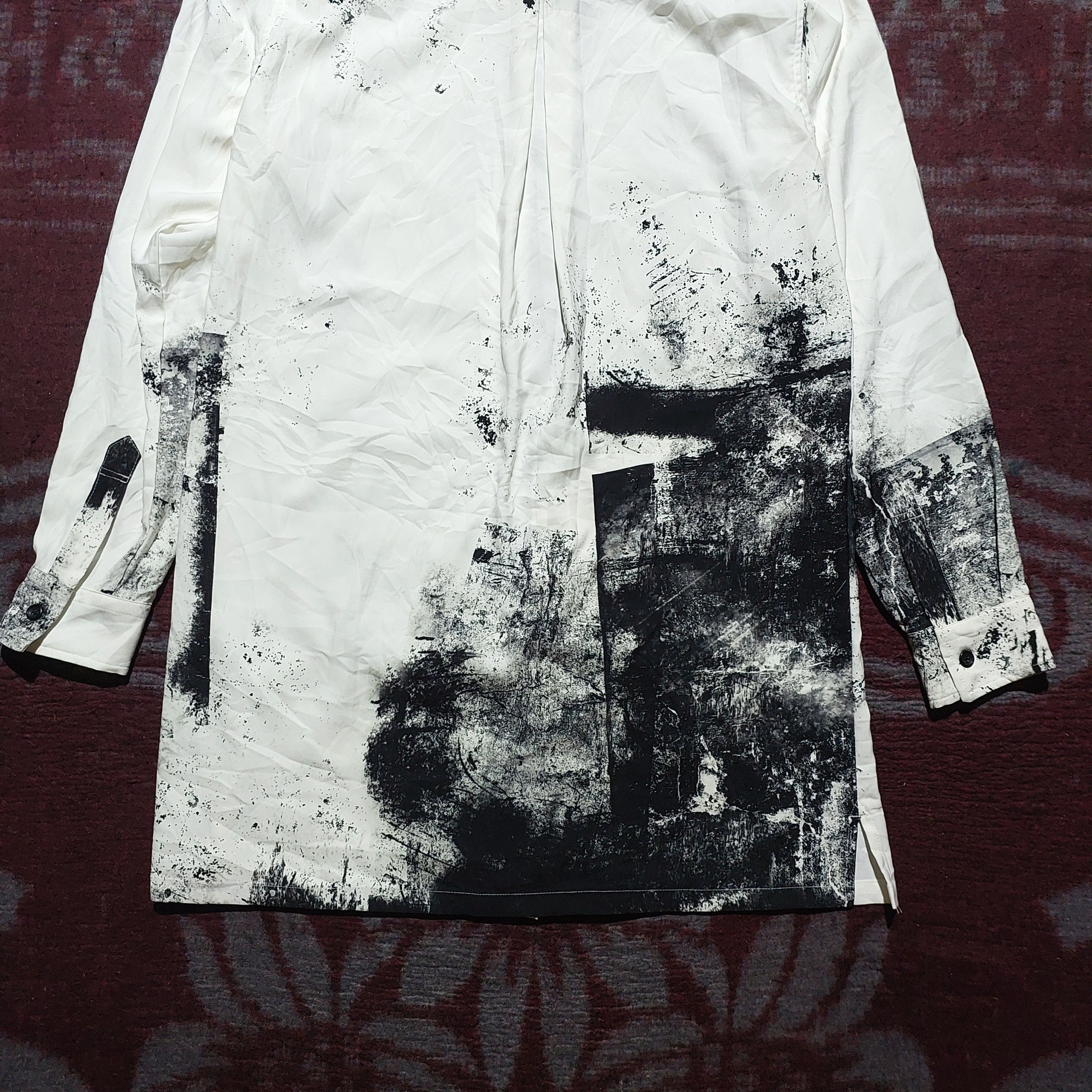 Shellac Shellac x Semantic Design monochrome long sleeve shirt Size US L / EU 52-54 / 3 - 6 Thumbnail