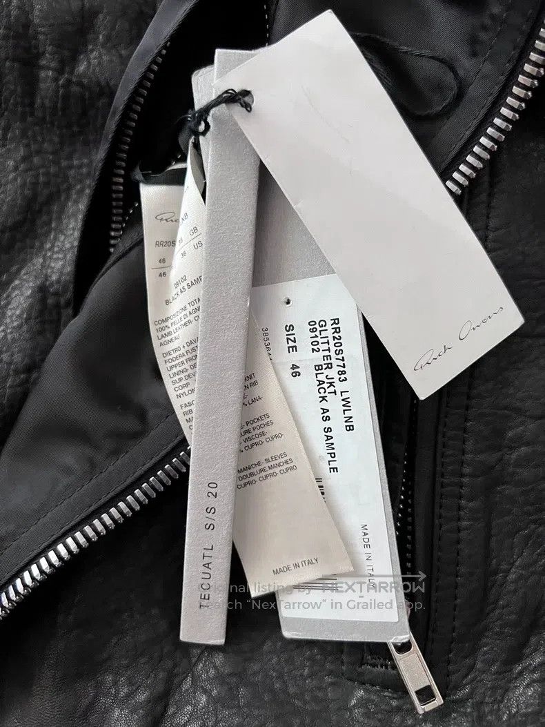 Rick Owens Rick Owens SS20 Main Line Show Short Patchwork Leather Jac Size US S / EU 44-46 / 1 - 6 Thumbnail