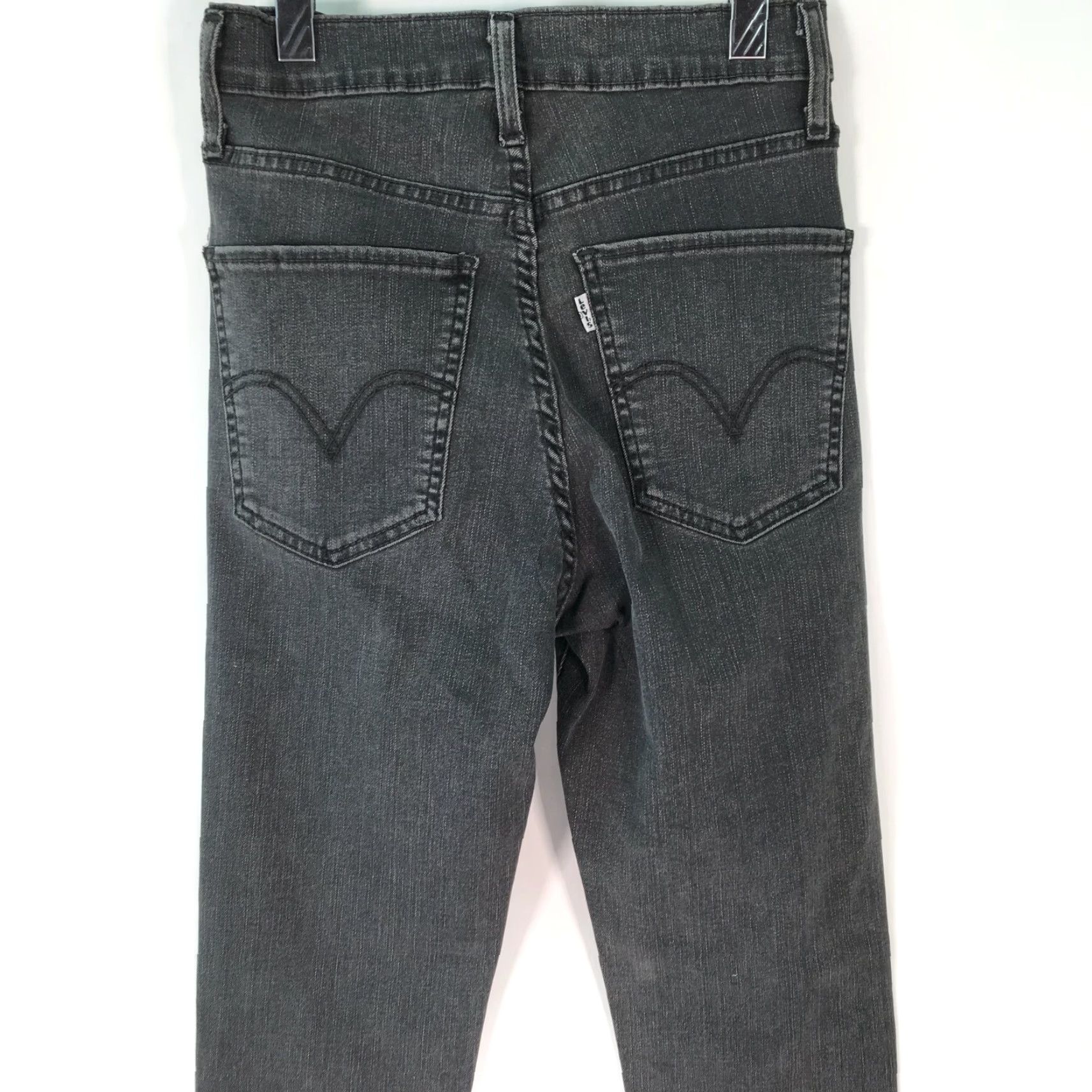 Levi's VINTAGE Levi's Jeans Rocker Studded Grey Skinny 24X28 Women’s 12 Junior Size Gray Levi's Womens Jeans Studded Rocker 90s Size 24" / US 00 / IT 34 - 5 Thumbnail