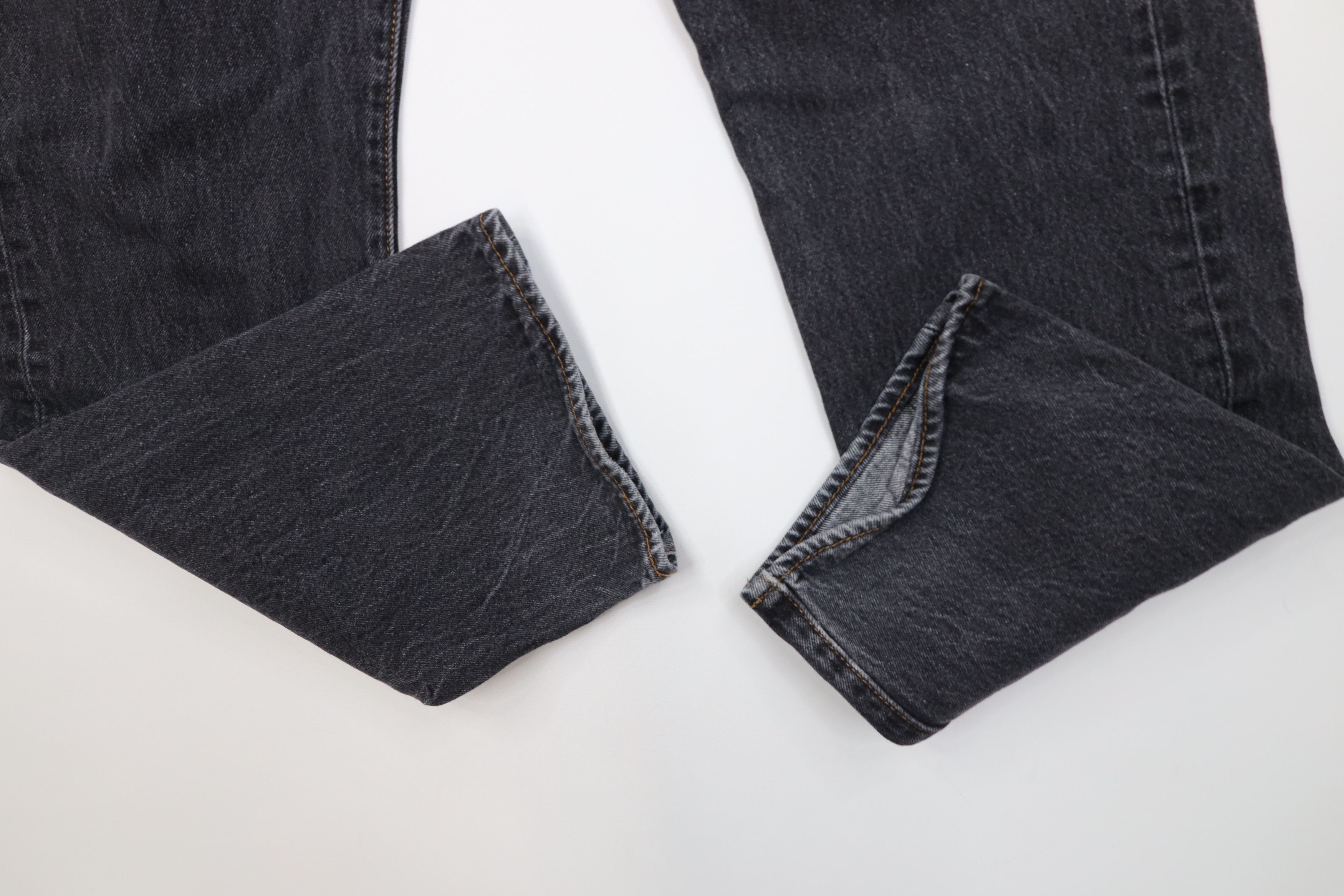 Levi's Vintage Y2K Levis 505xx Fly Regular Straight Leg Jeans Black Size US 34 / EU 50 - 5 Thumbnail
