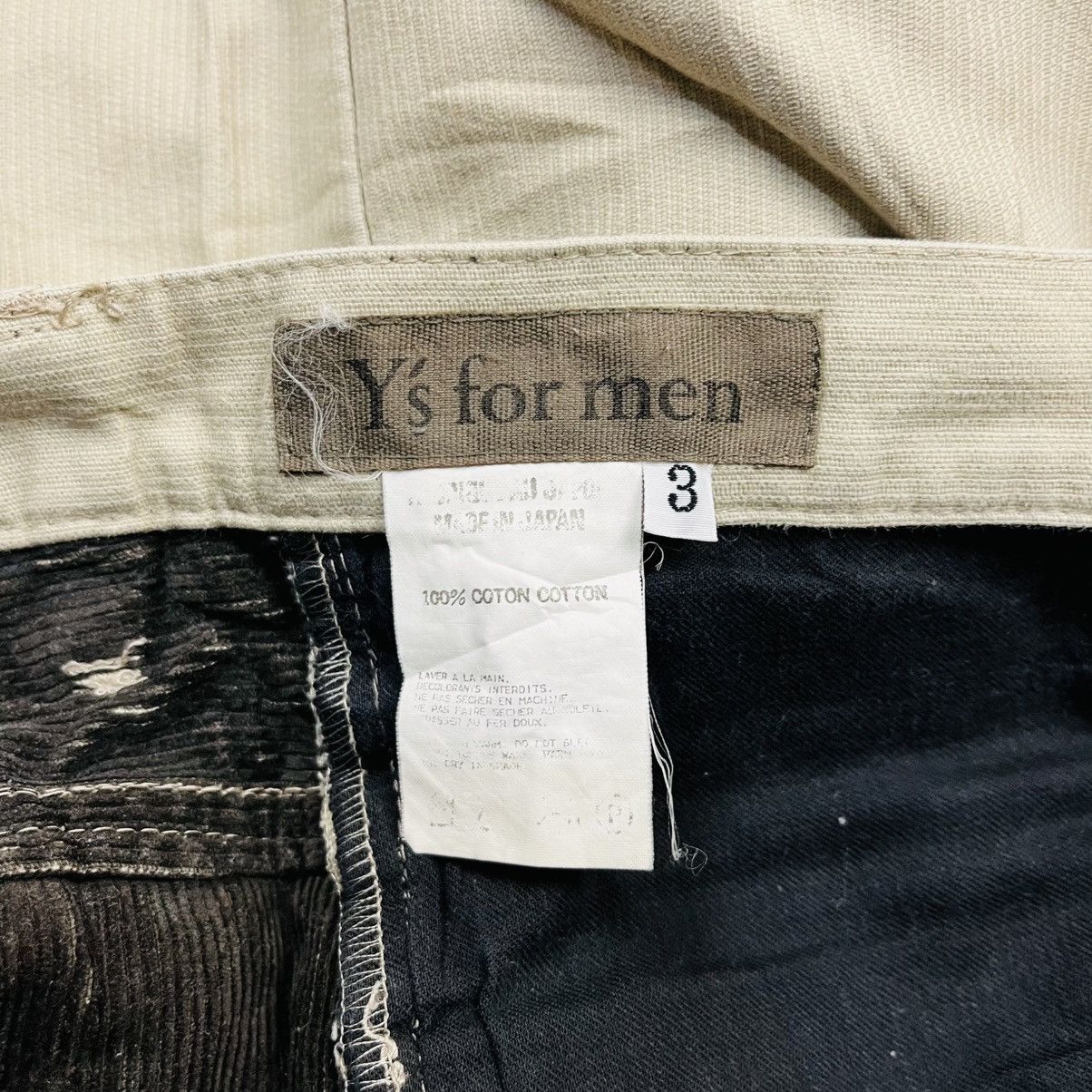 Yohji Yamamoto Y’S For Men - Broken White Corduroy Pants Size US 30 / EU 46 - 8 Thumbnail