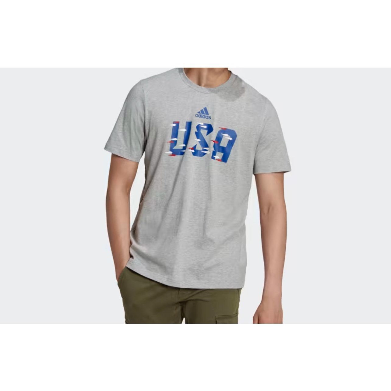 Adidas NWT Adidas FIFA World Cup 2022 Grey USA Tee Mens Sz S HD6373 Size US S / EU 44-46 / 1 - 2 Thumbnail