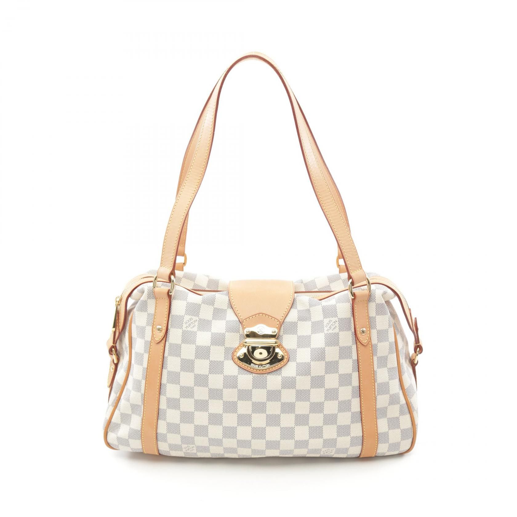 Louis Vuitton Louis Vuitton Stresa Pm Damier Azur Shoulder Bag Canvas Shoulder Bag N42220 in White, Women's
