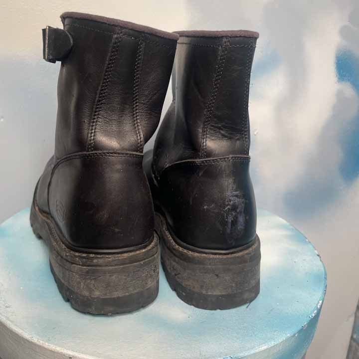 SKECHERS 90s/Y2K Leather Pull-On Boot Size US 12 / EU 45 - 6 Thumbnail