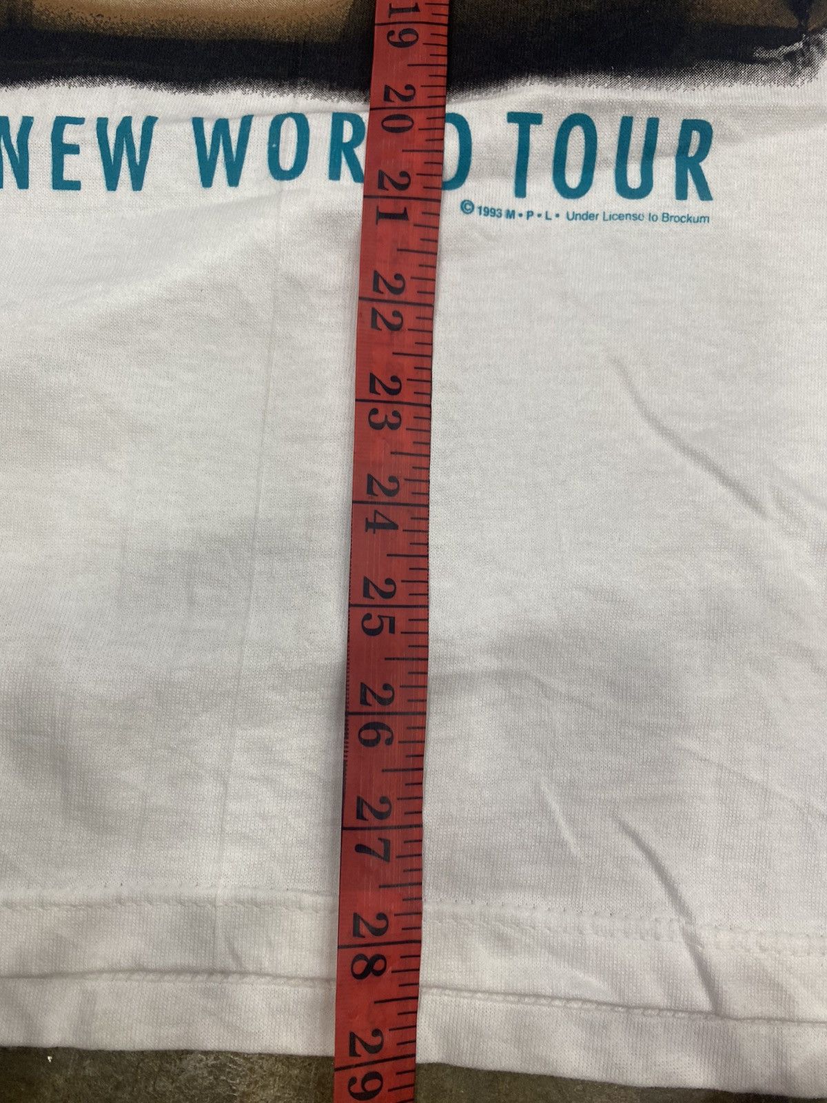 Band Tees × Vintage Vintage Unworn Paul MCartney The New World Tour 1993 tshirt Size US L / EU 52-54 / 3 - 15 Thumbnail