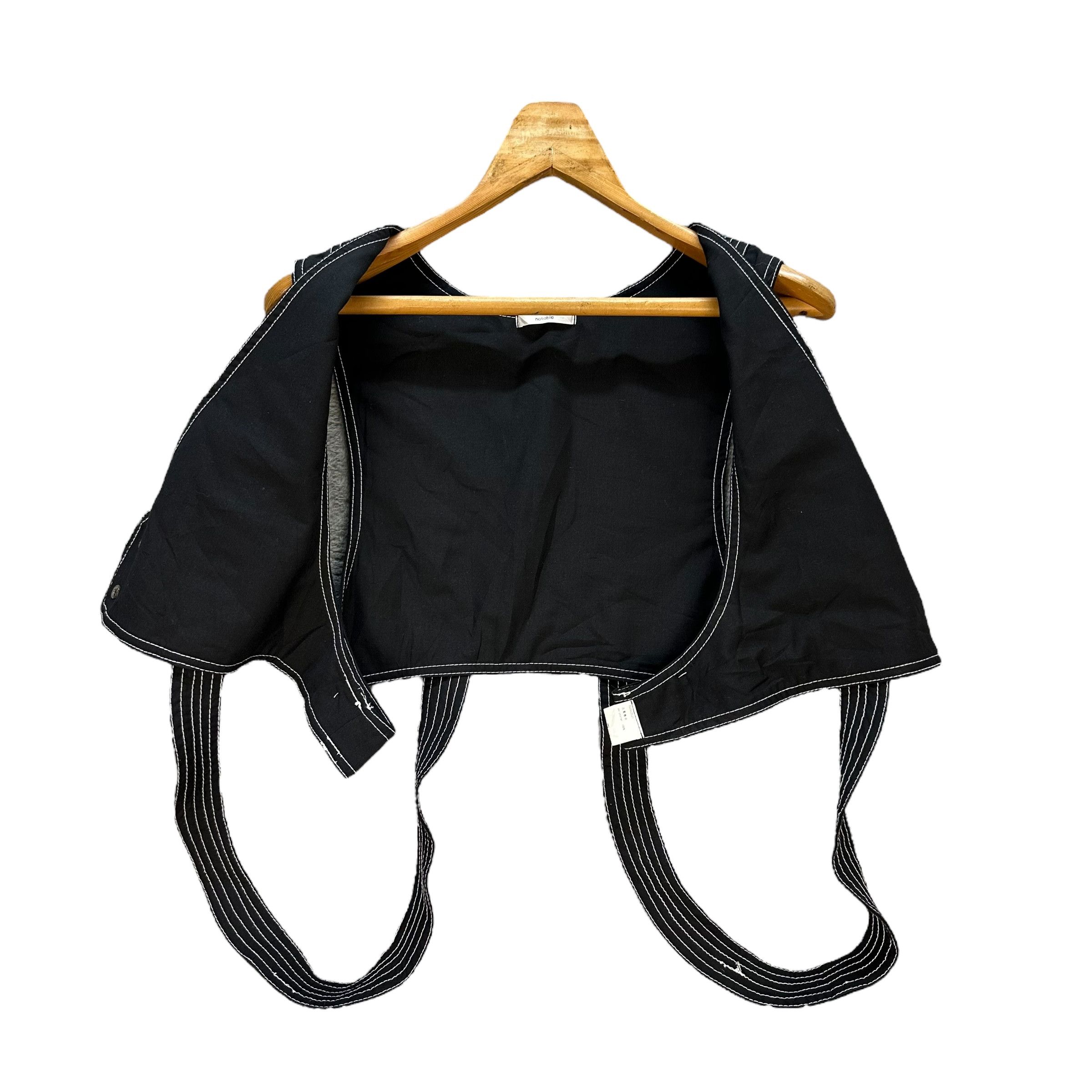 Japanese Brand NOTABLE Functional Cargo-Style Vest Workwear #A77-1876 Size US M / EU 48-50 / 2 - 5 Thumbnail