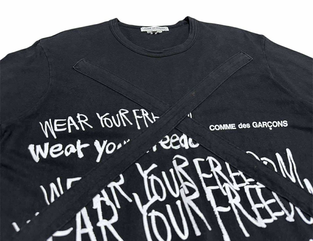 Comme des Garcons 🔥Wear Your Freedom Shirt X Patch Size US M / EU 48-50 / 2 - 3 Thumbnail