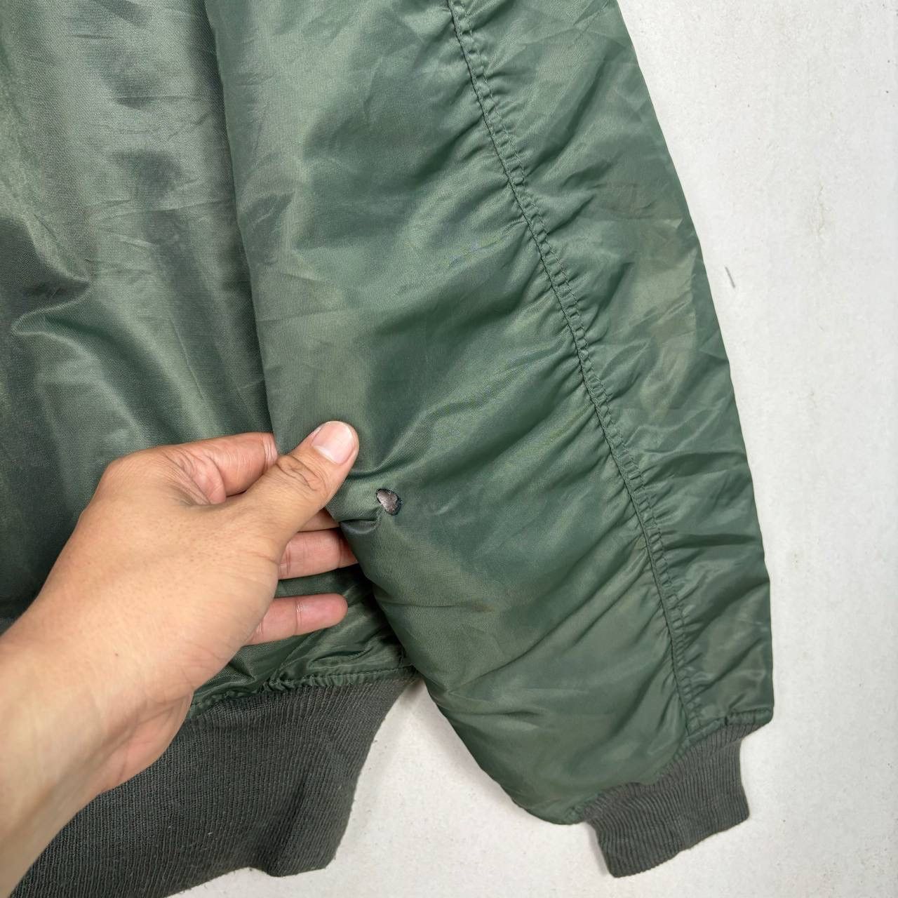 Other VTG MA-1 Flight Jacket Sage Green Bomber USAF Military Size US M / EU 48-50 / 2 - 10 Thumbnail
