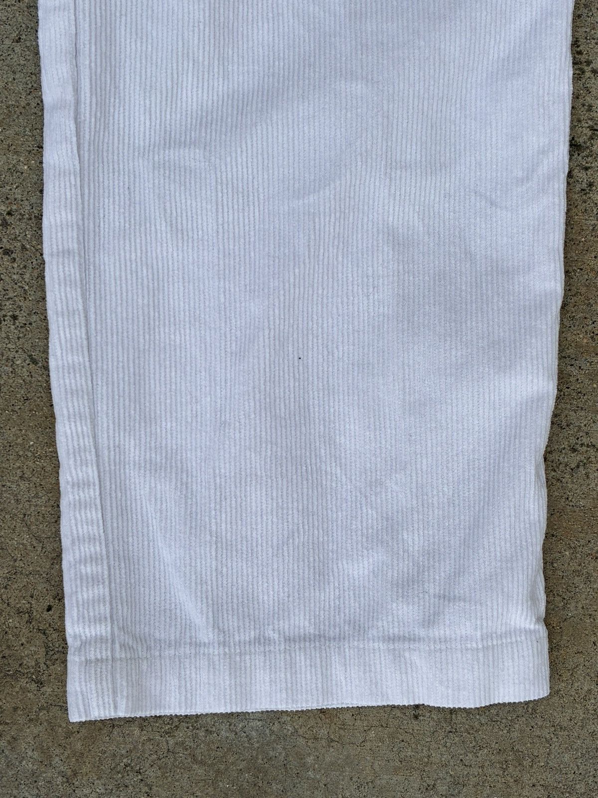 Stussy STUSSY White Corduroy Drawstring Waist Laguna Beach Pant Size US 32 / EU 48 - 5 Thumbnail