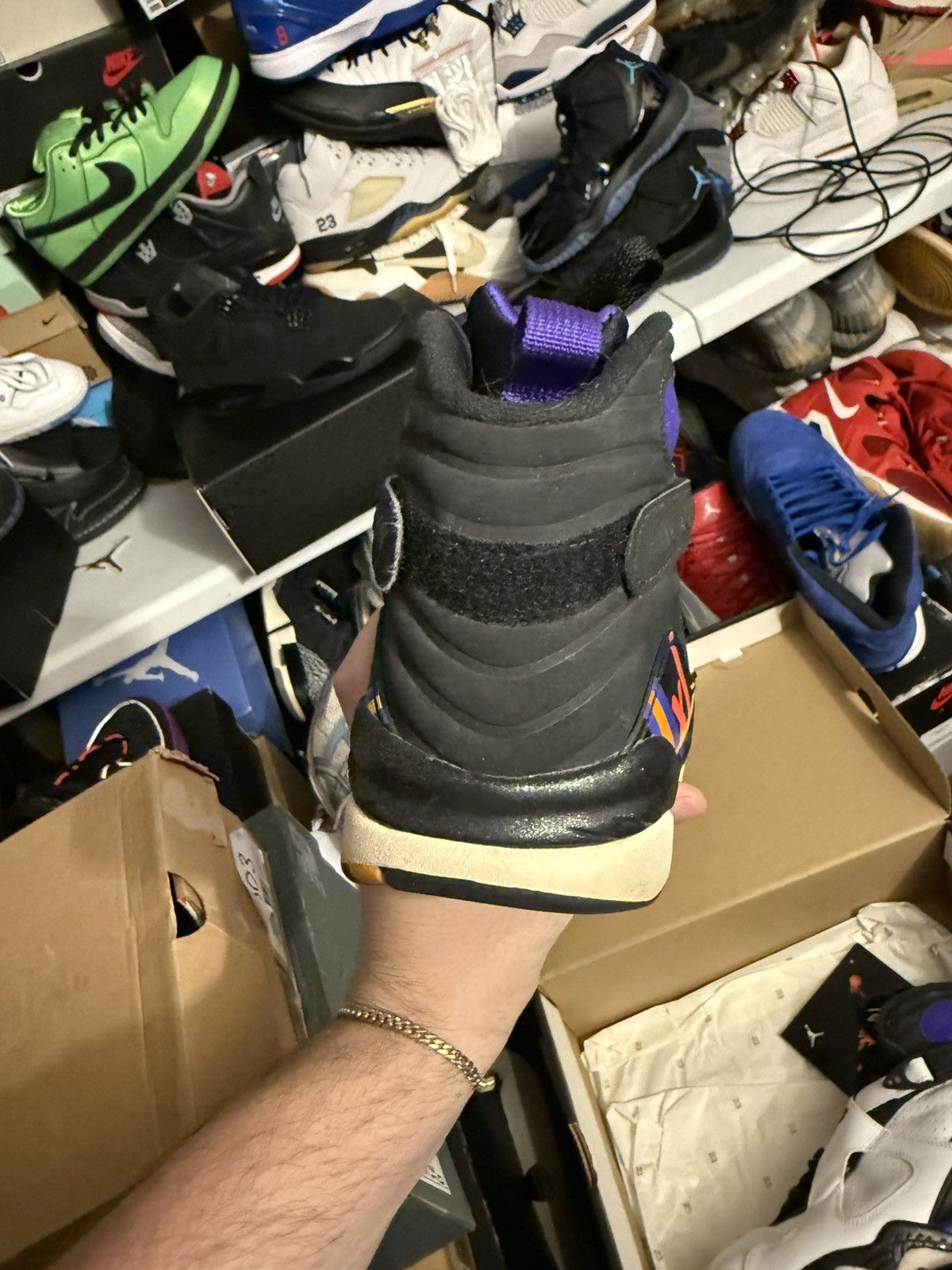 Jordan Brand Jordan retro 8 three peat sz 9.5 Size US 9.5 / EU 42-43 - 4 Thumbnail