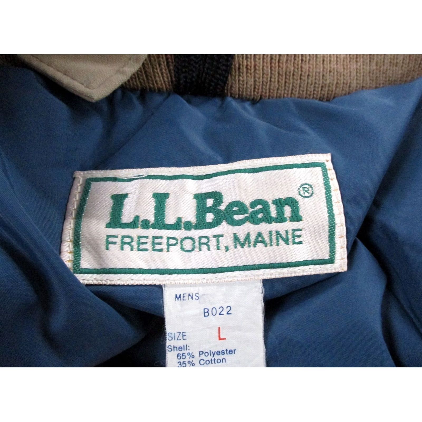 Vintage VINTAGE L.L. Bean Jacket Mens L Beige Goose Down Puffer Outdoors Camping USA Made Size US L / EU 52-54 / 3 - 6 Thumbnail