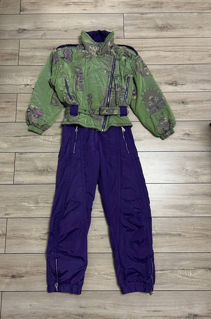 Other Kaelin Vintage One Piece Suit Ski Insulated EUR 40 US 10 Size M / US 6-8 / IT 42-44 - 3 Thumbnail