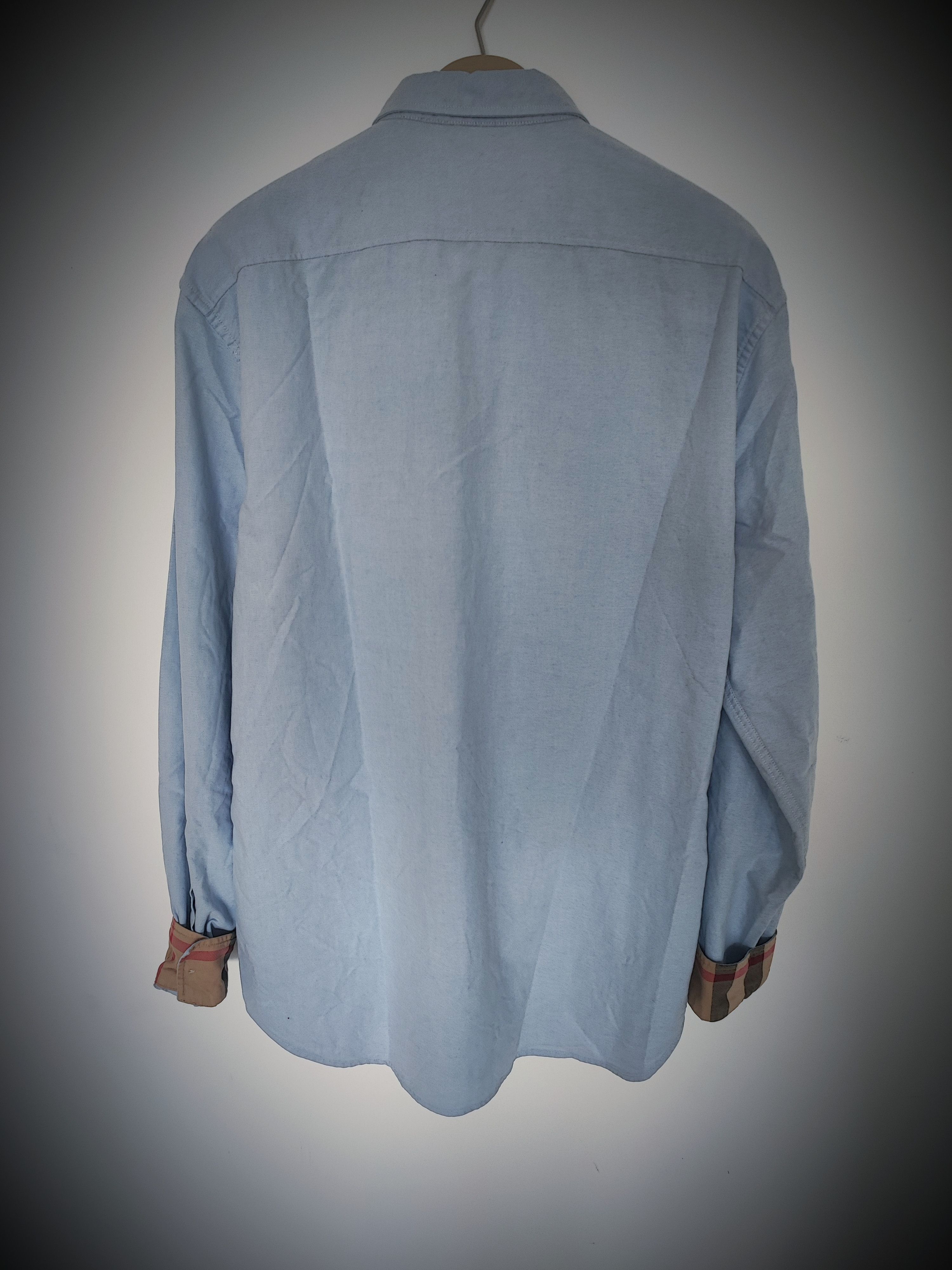 Burberry 🔥 Burberry Shirt Size M Blue🔥 Size US M / EU 48-50 / 2 - 3 Thumbnail