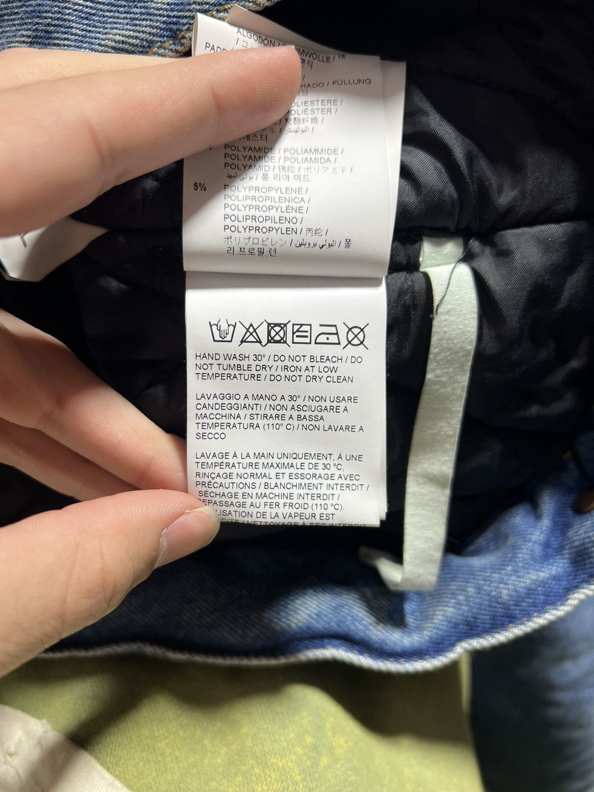 Off-White Off-White Insulated Denim Jacket Size US XL / EU 56 / 4 - 8 Thumbnail