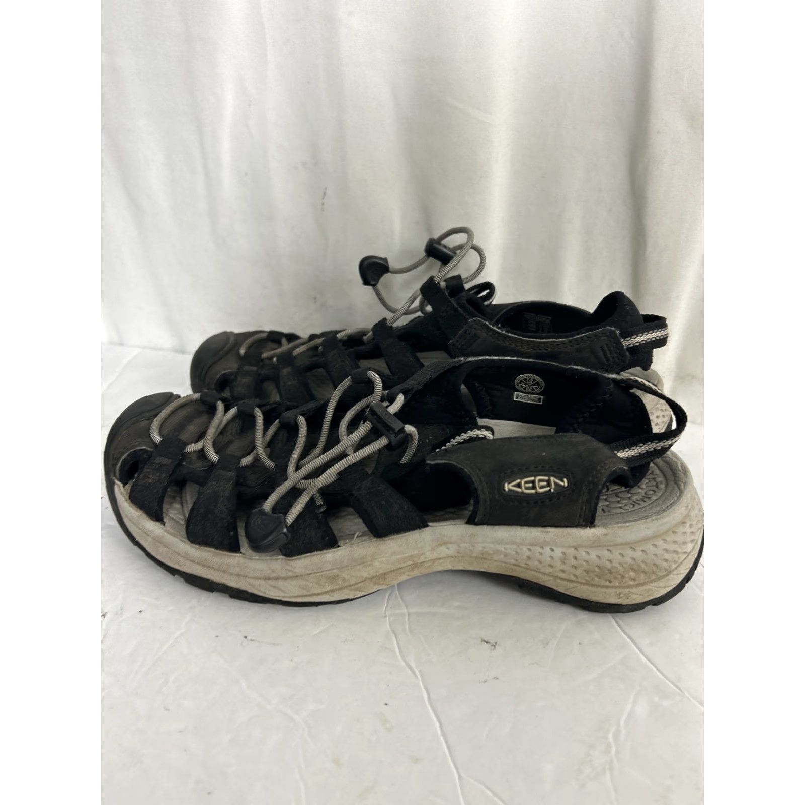 KEEN Keen Astoria West Sandal Womens Black Gray Fisherman Slip On 7.5 XS? Size US 8 / IT 38 - 7 Thumbnail