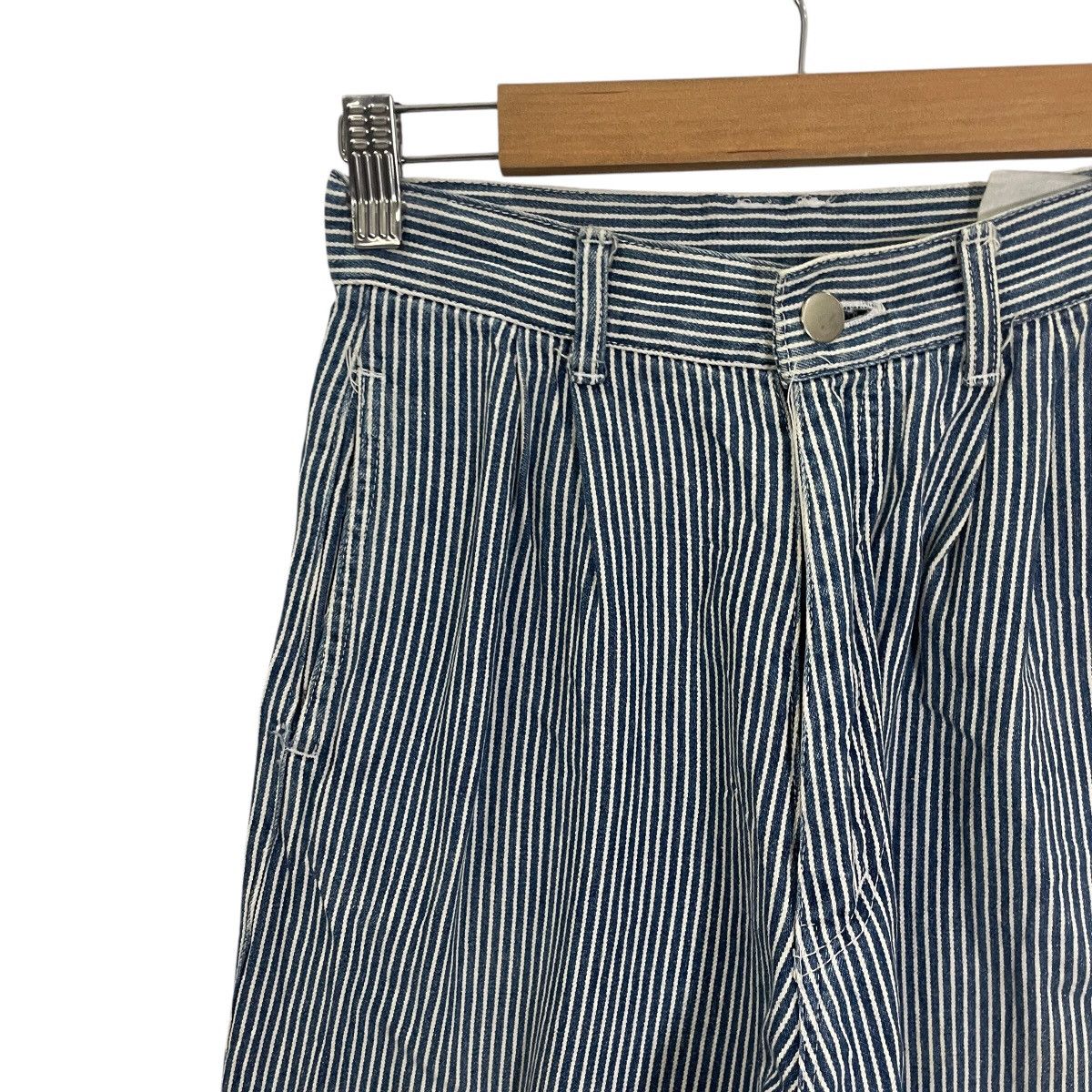 Japanese Brand Vintage Japanese Designer Distressed Hikory Stripe Pants Size 24" / US 00 / IT 34 - 3 Thumbnail