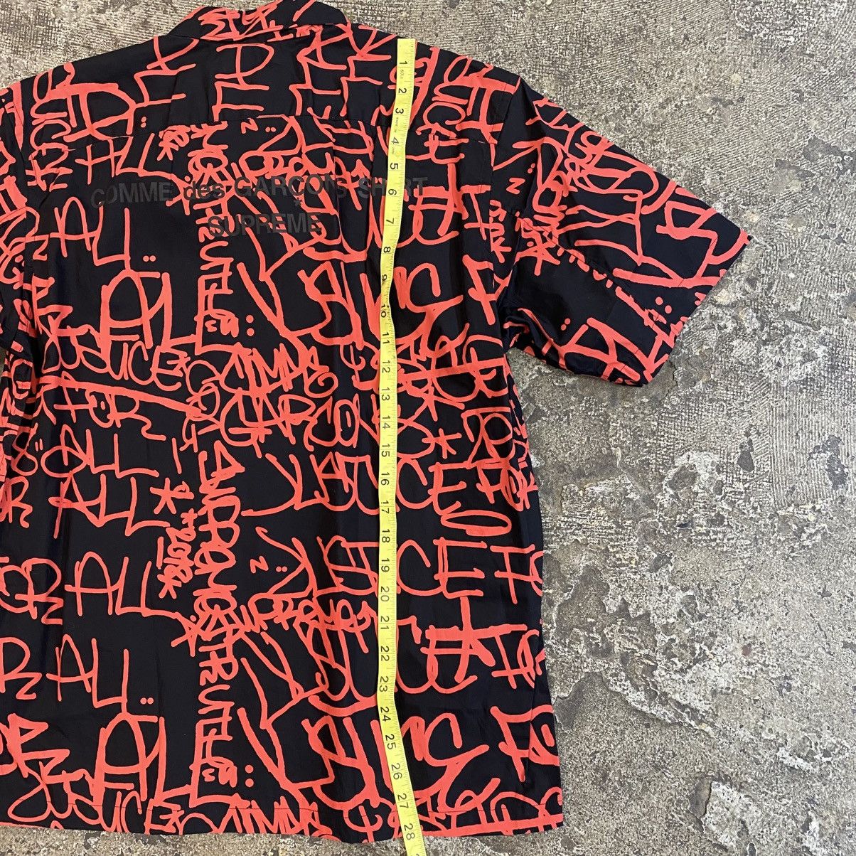 Supreme Supreme Commes des garçons Graffiti Zip Up Polo Shirt Size US M / EU 48-50 / 2 - 6 Thumbnail