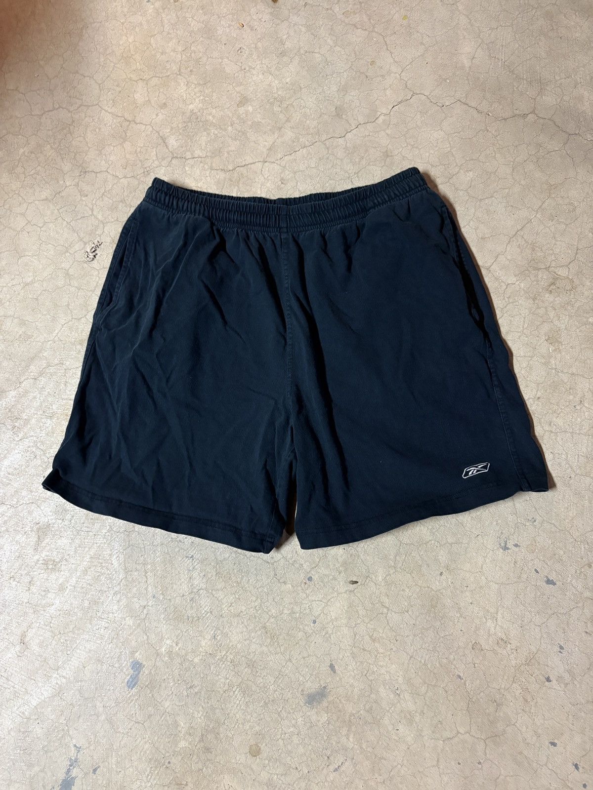 Reebok Vintage 00’s Reebok Y2K Cotton Shorts Black Size Medium Size US 32 / EU 48 - 1 Thumbnail