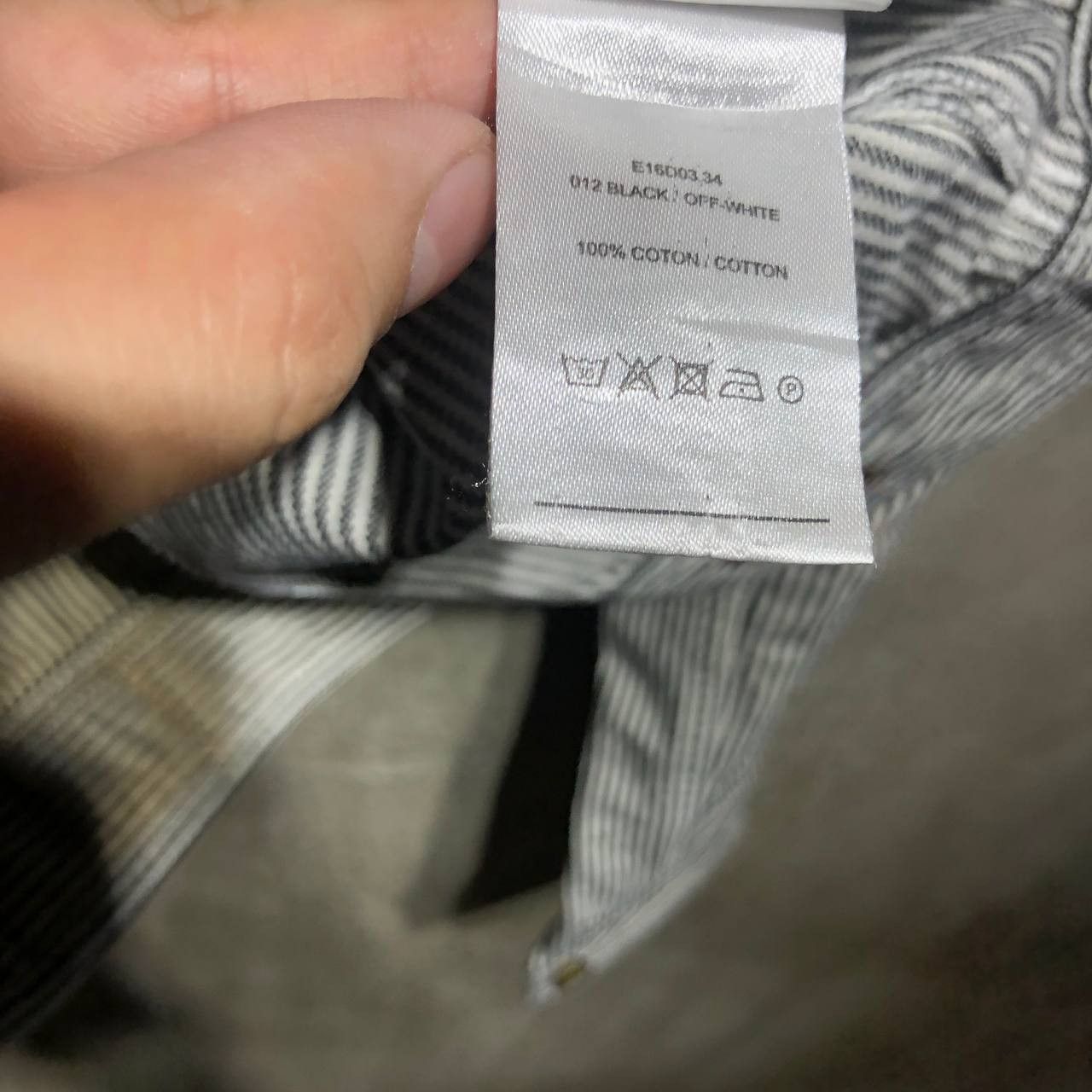 AMI Ami Paris Alexandre Mattiussi Denim striped jacket Size US S / EU 44-46 / 1 - 13 Thumbnail