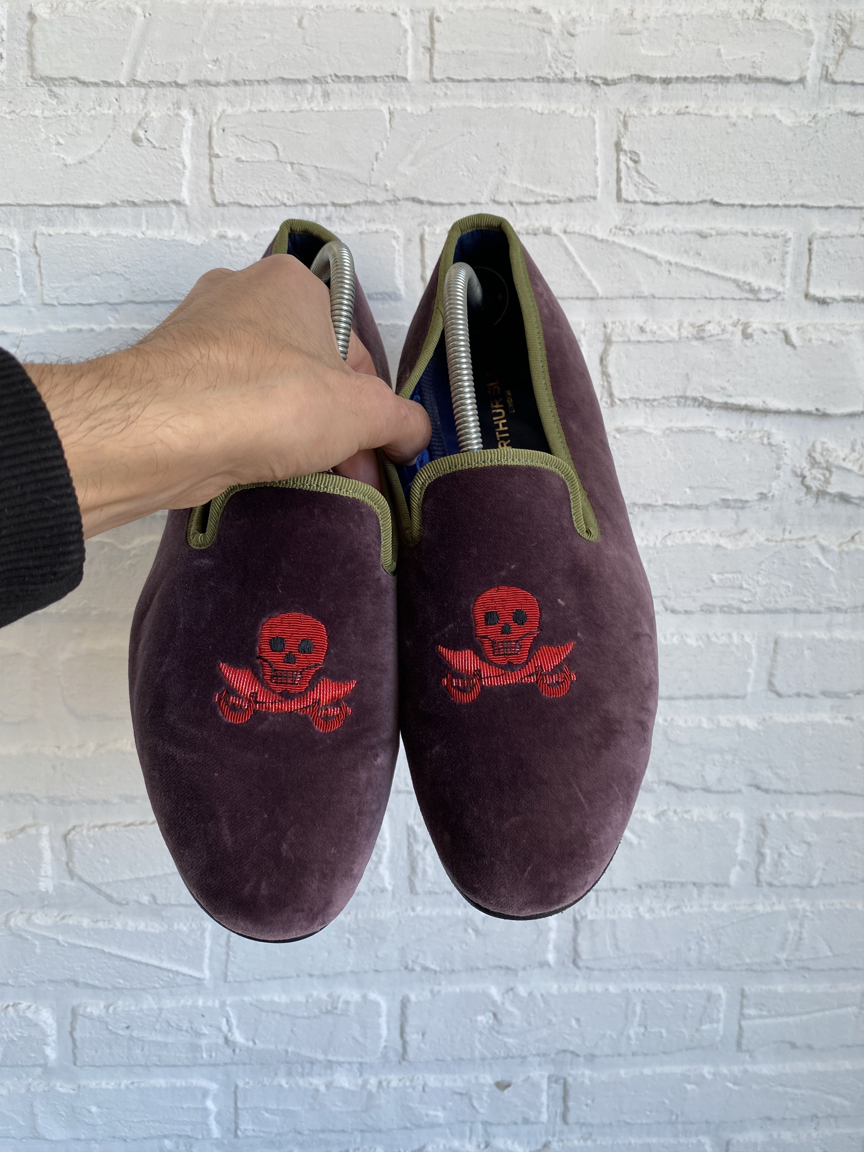 Other Arthur sleep violet pirate skull loafers RRP 500$ Size US 9.5 / EU 42-43 - 3 Thumbnail