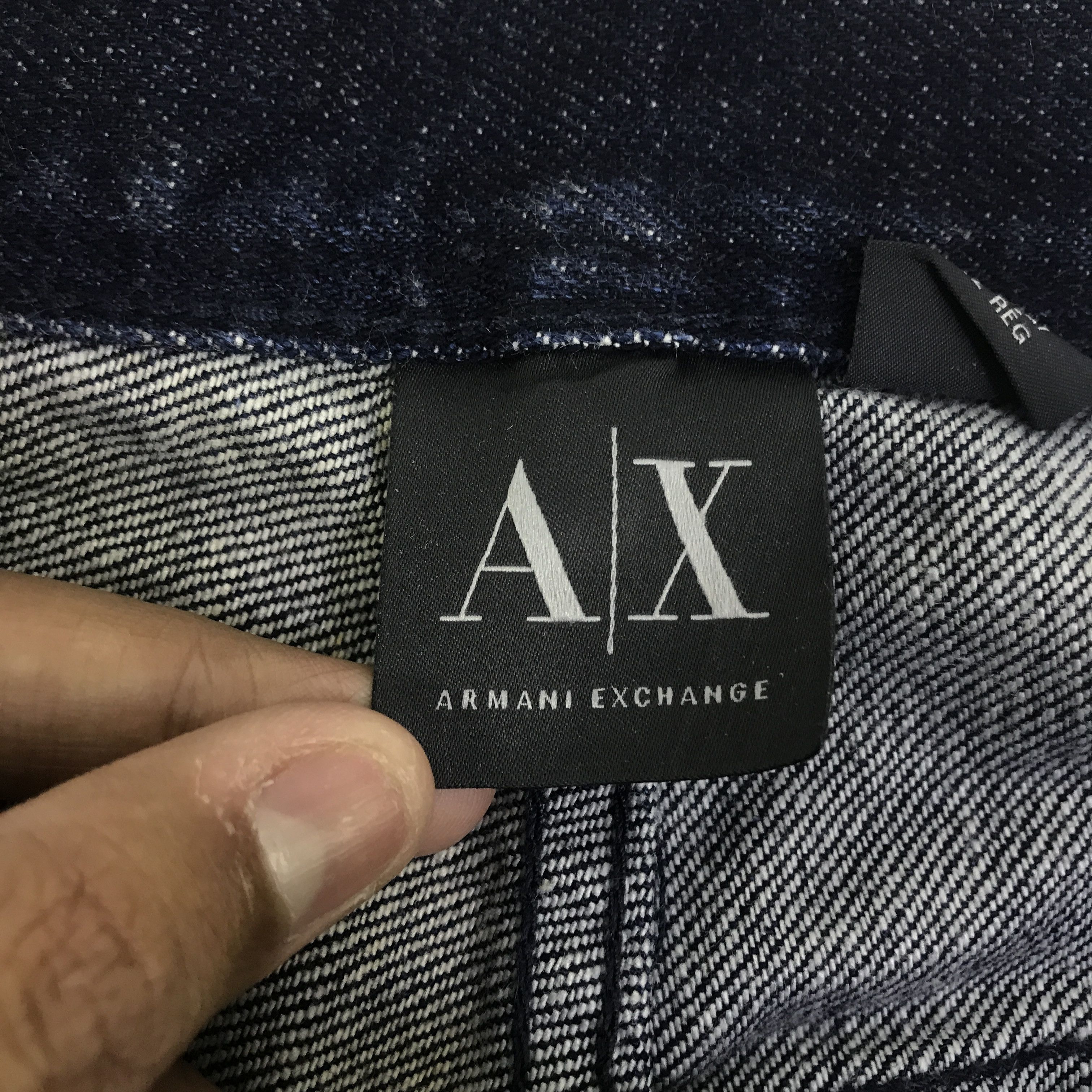 Armani Exchange Vintage Armani Exchange Blue Denim Jeans pants K130B1 Size US 32 / EU 48 - 17 Thumbnail