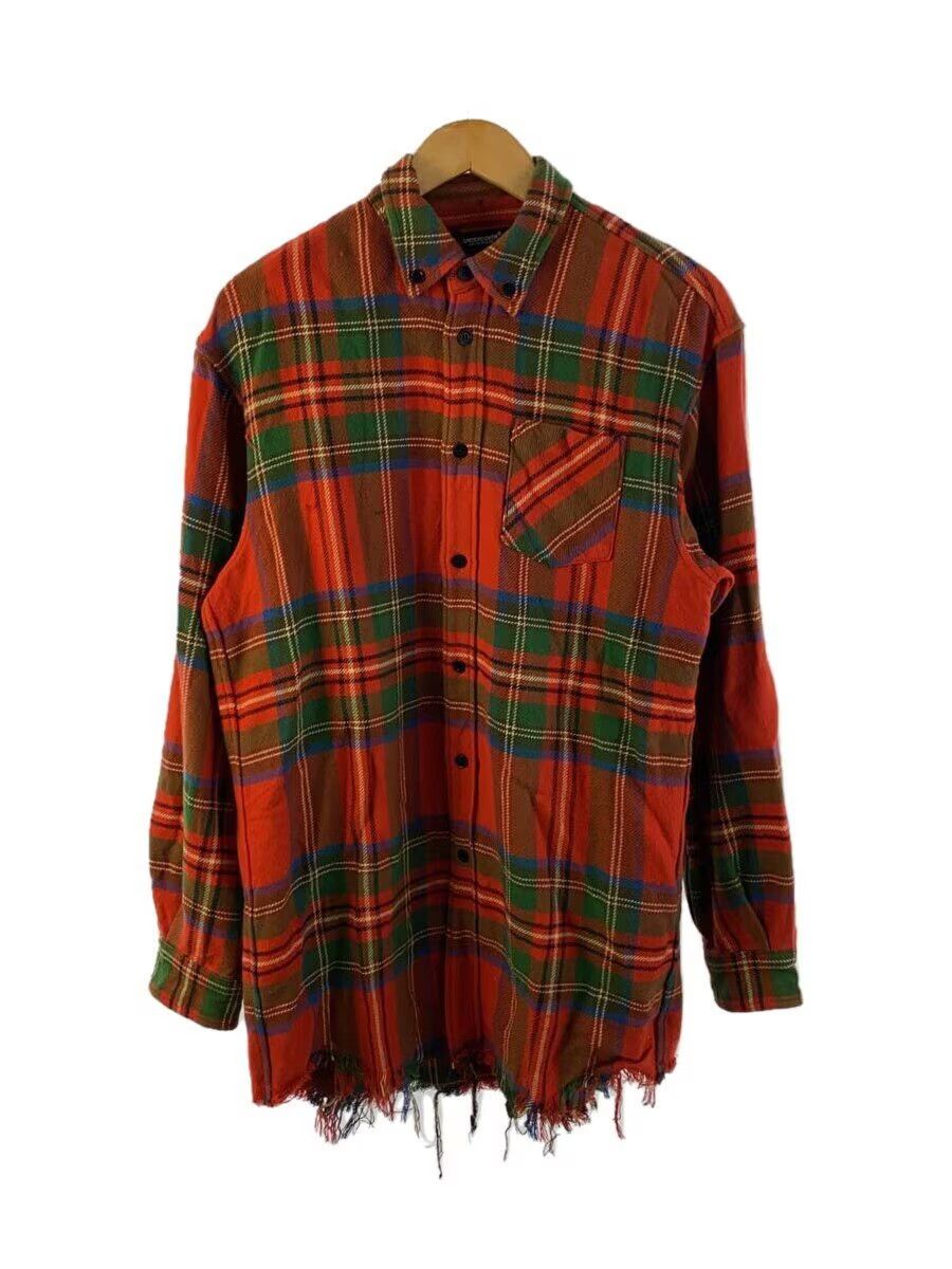 Undercover SS18 Plaid Frayed Hem Button Shirt Size US S / EU 44-46 / 1 - 1 Thumbnail