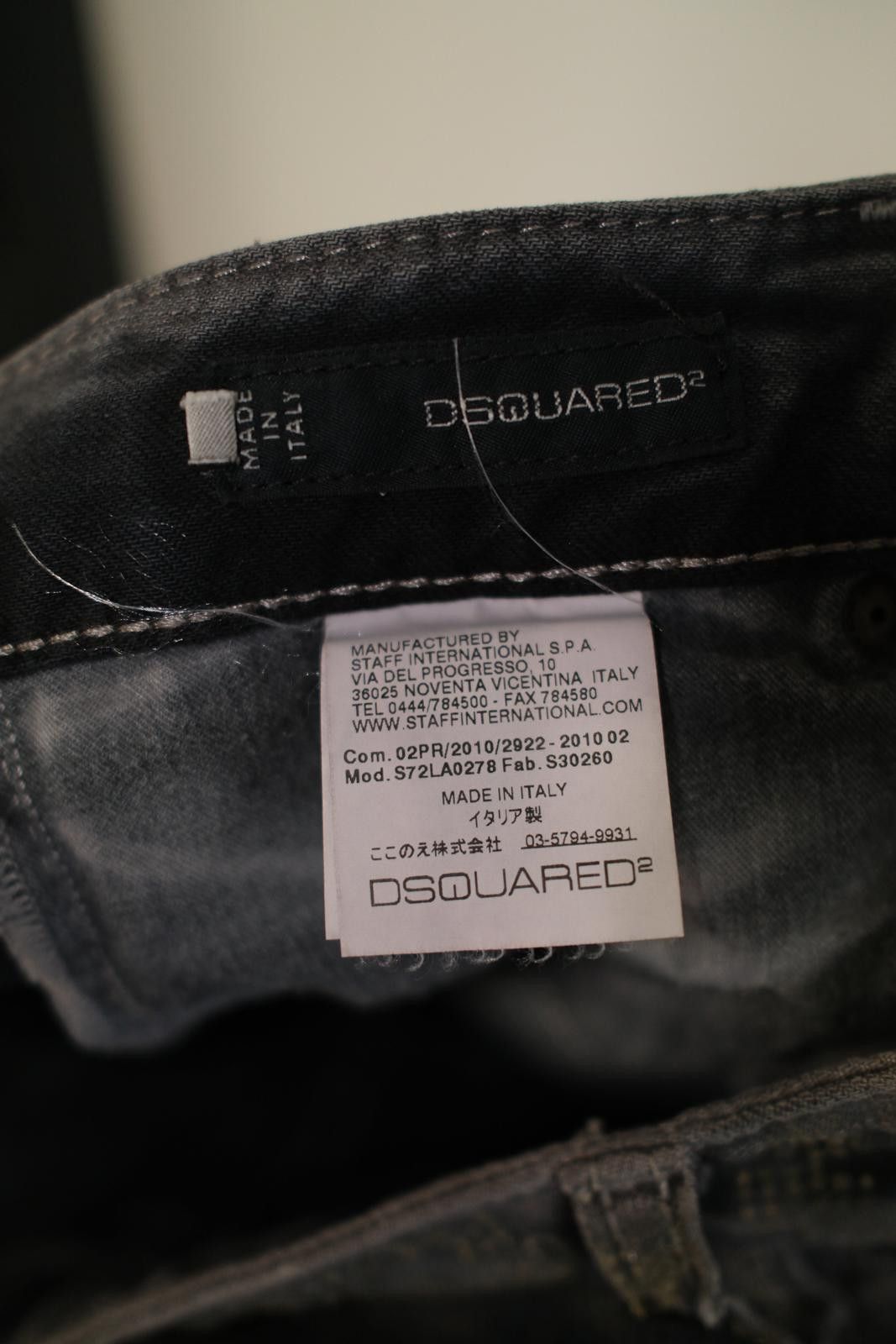 Dsquared2 2010's Dsquared Embellished Skinny Jeans Size 29" - 10 Thumbnail
