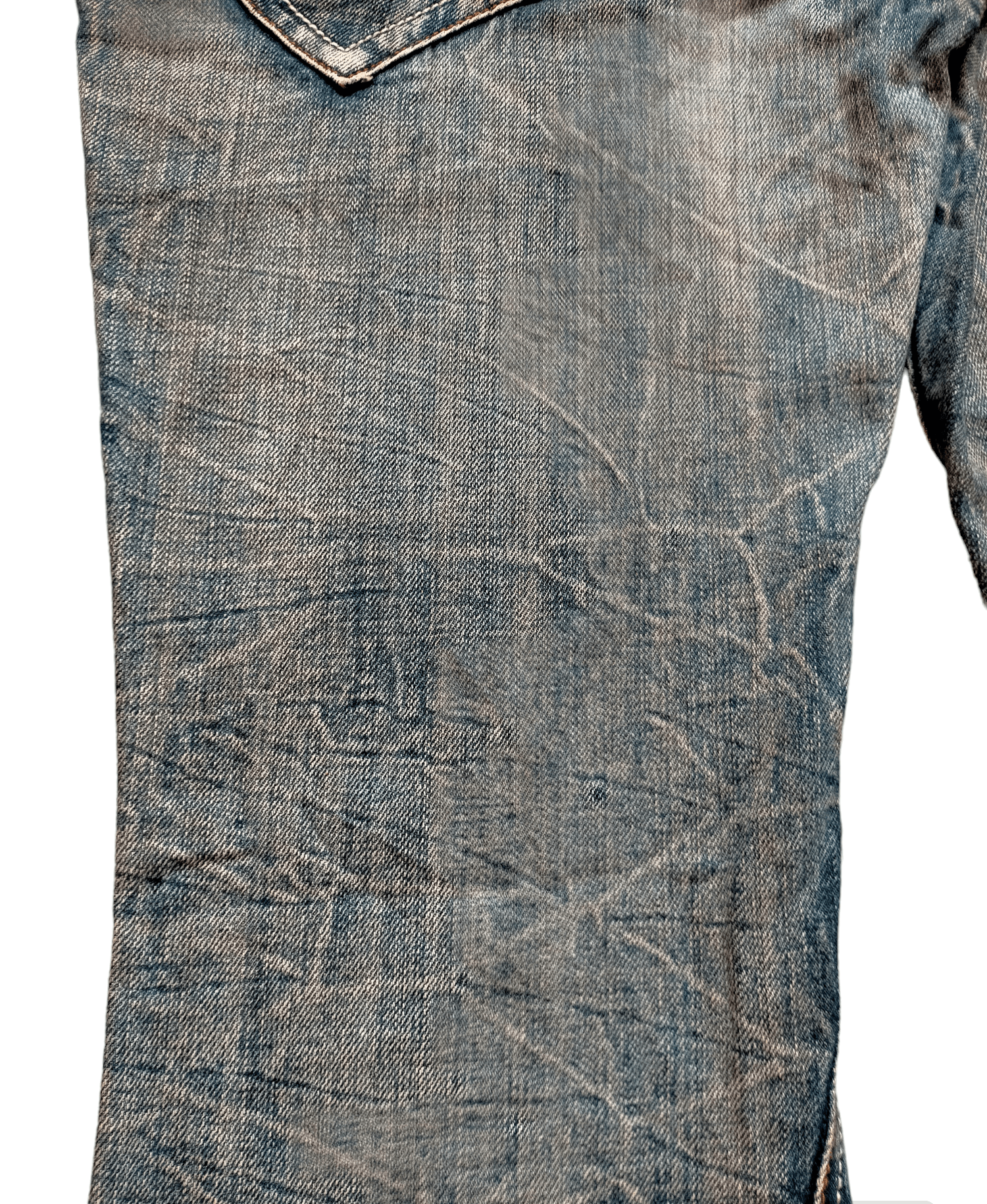 Hysteric Glamour Flare Jeans Semantic Design Acid Wash Boot cut Denim Size US 30 / EU 46 - 14 Thumbnail