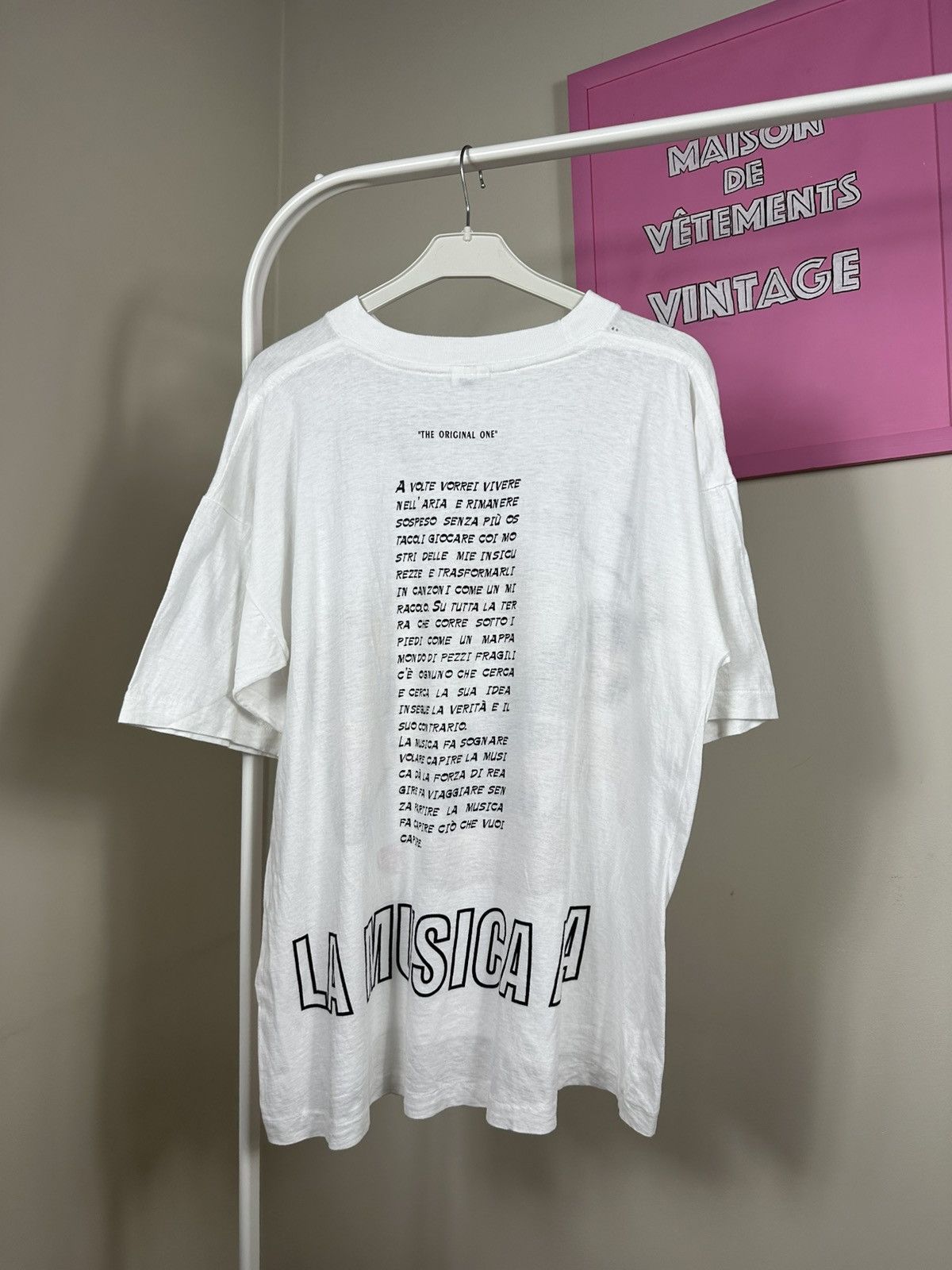 Vintage Rare Vintage LitFiba T Shirt Italian Rock Band Tee Size US L / EU 52-54 / 3 - 14 Thumbnail