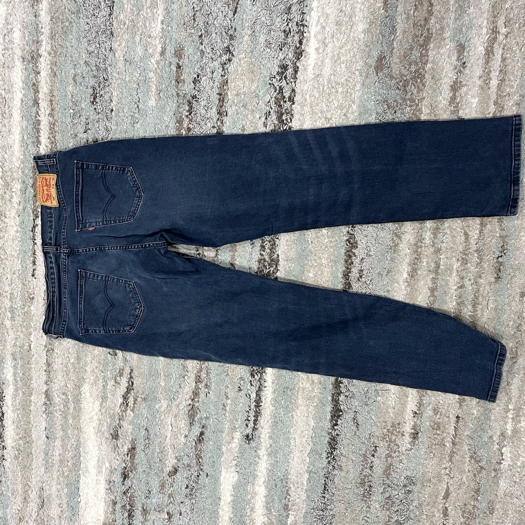 Levi's Levi's 514 Straight Jeans Mens 34x32 Regular Blue Denim Cotton 5-Pocket Inseam 32" Medium Wash Denim Levis 514 Straight Mens Regular Size 34x32 Size US 34 / EU 50 - 2 Thumbnail
