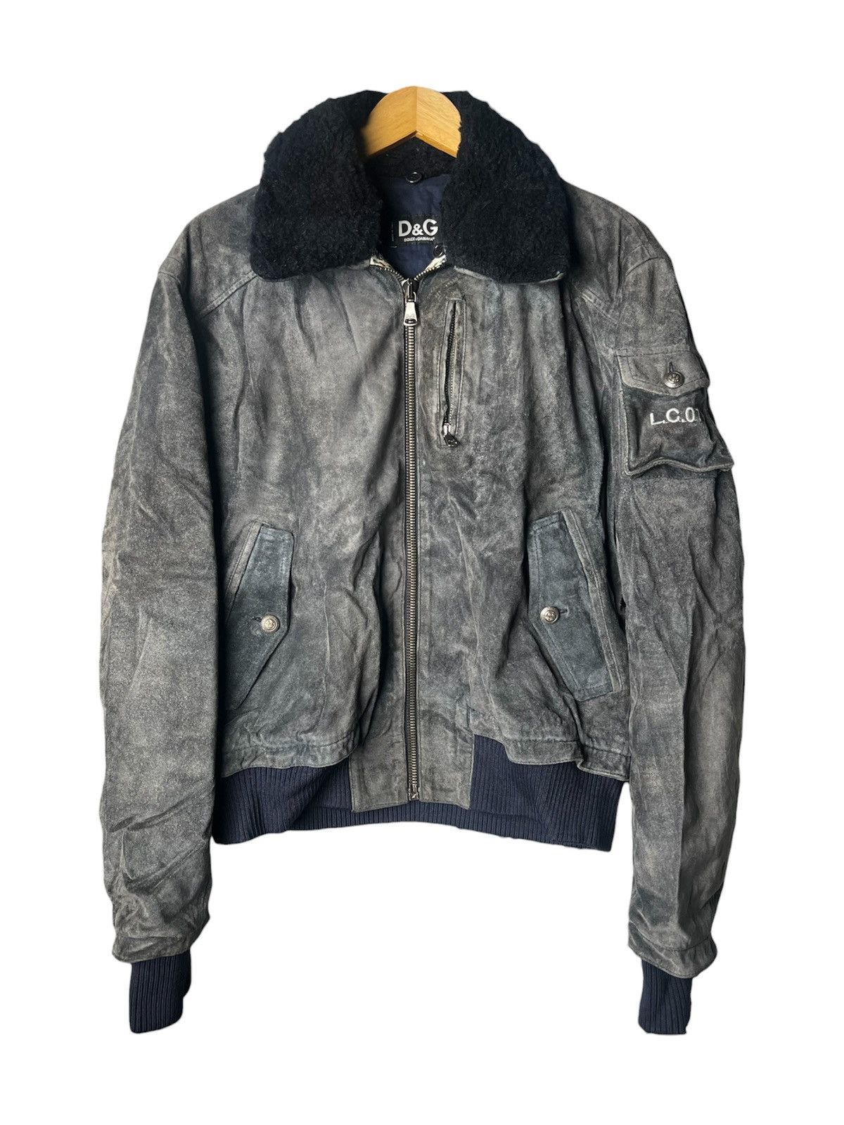 Dolce & Gabbana AW2006 Dolce & Gabbana Sailor Leather Bomber Jacket Size US M / EU 48-50 / 2 - 3 Thumbnail