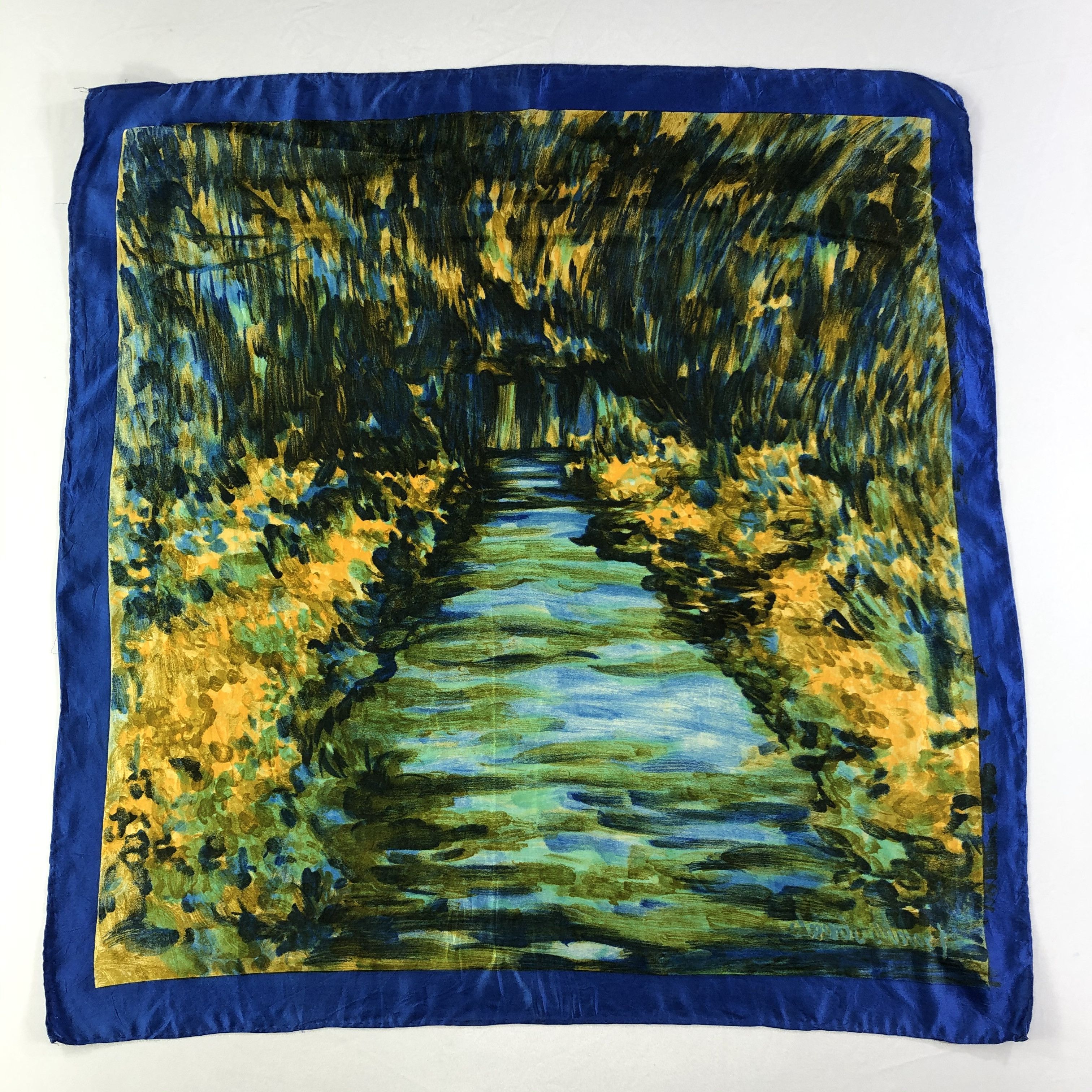 Vintage Vintage Silk Scarf Size ONE SIZE - 2 Thumbnail