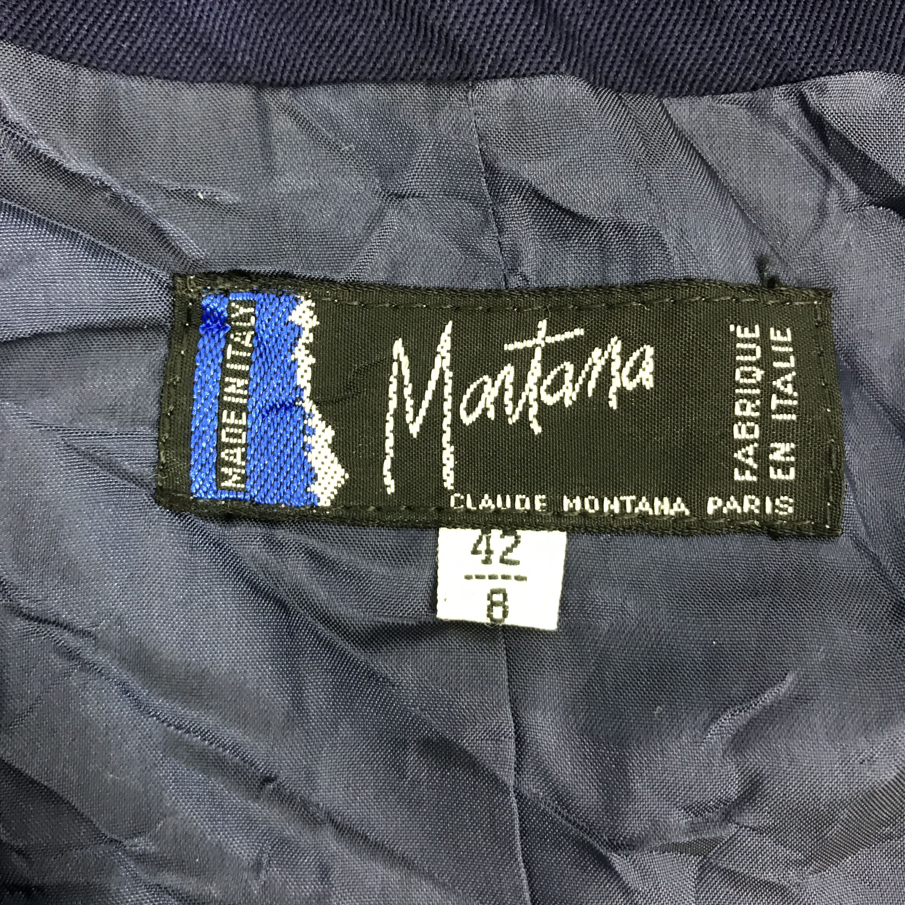 Claude Montana CLAUDE MONTANA PARIS LONG COAT JACKET Size US L / EU 52-54 / 3 - 9 Thumbnail