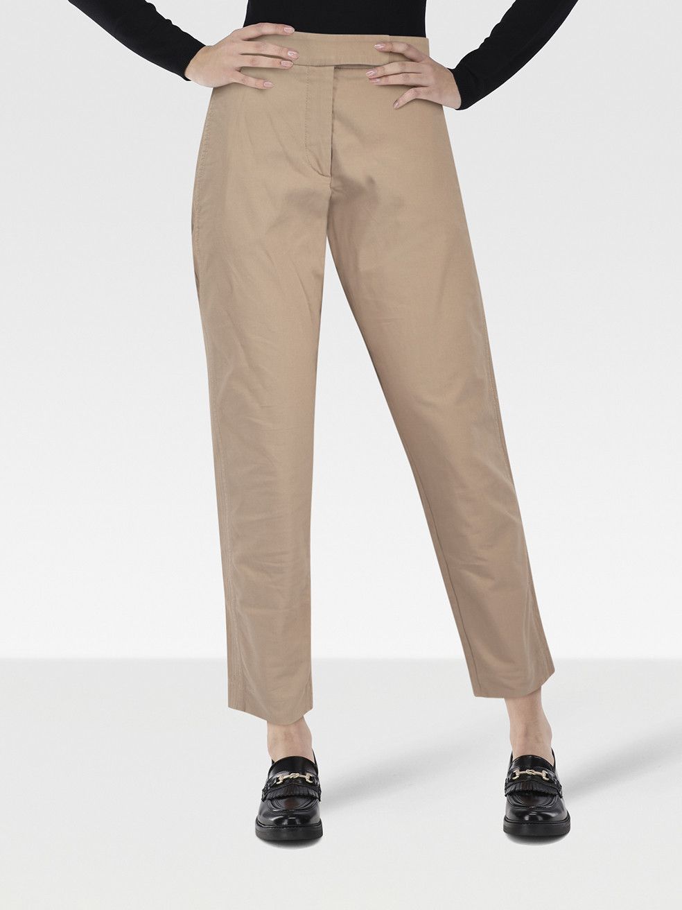 パンツ BRUNELLO CUCINELLI Women Straight Pants ML996P5992 C600 WHIT Brunello Cucinelli BRUNELLO CUCINELLI Women Straight Pants