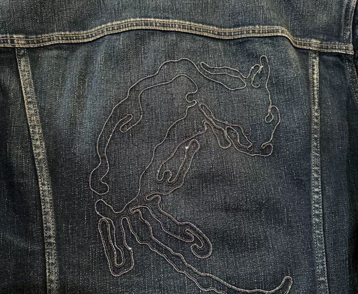 Saint Laurent Paris × Yves Saint Laurent Saint Laurent SLP genuine 13th year blue denim jacket Size US L / EU 52-54 / 3 - 3 Thumbnail