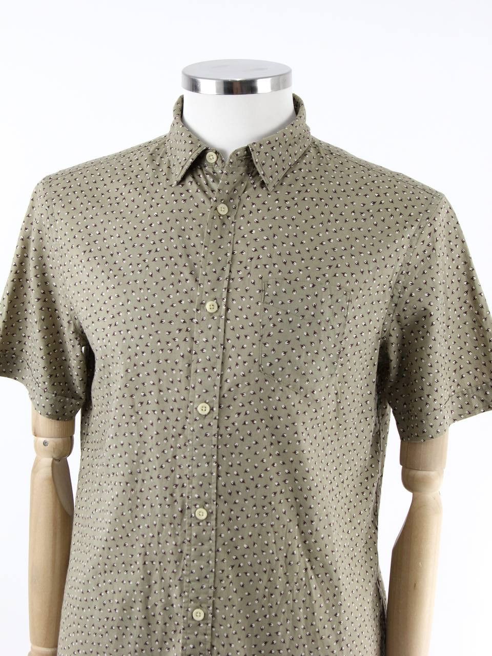 Allsaints ALLSAINTS Lightweight short-sleeved printed shirt Size US M / EU 48-50 / 2 - 4 Thumbnail