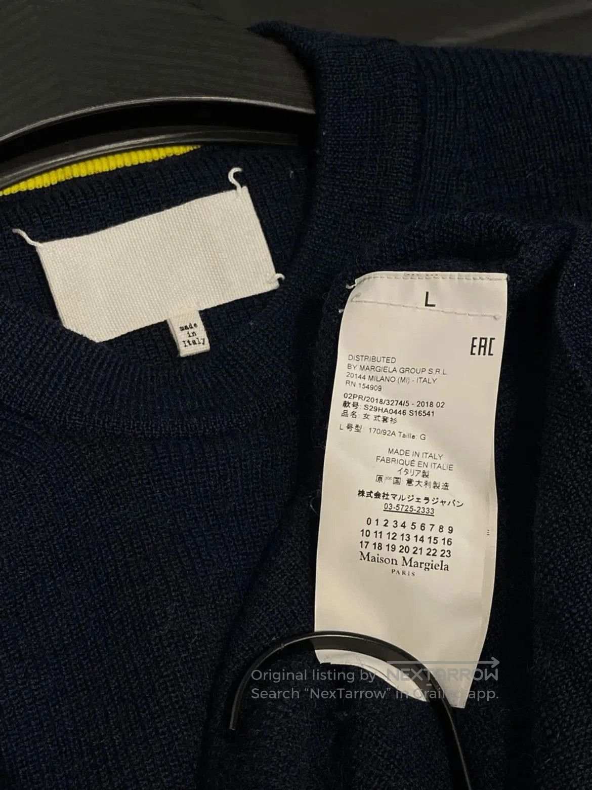 Maison Margiela Maison Martin Margiela Patches Knitwear Sweater. Size US L / EU 52-54 / 3 - 6 Thumbnail