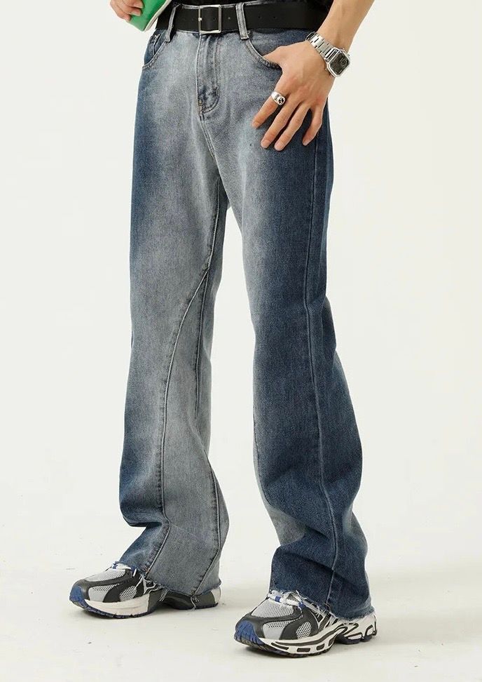 image of Vintage Distressed Jeans in Blue, Men's (Size 29)