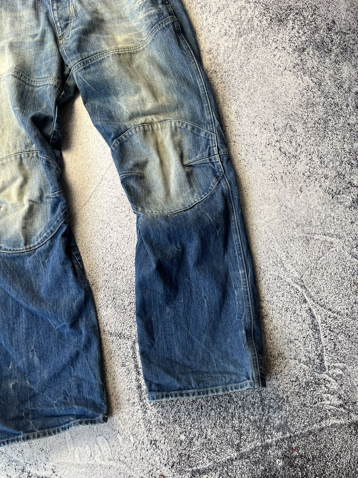 G-Star Vintage G Star Raw Cargo Denim Pants Avant Garde Baggy Size US 34 / EU 50 - 11 Thumbnail