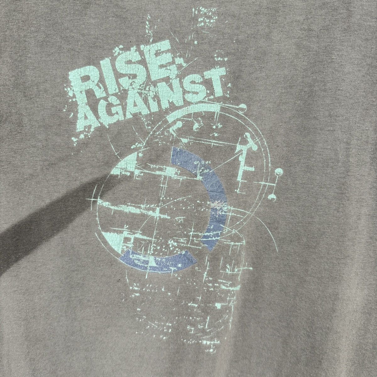 Band Tees Sunfaded Rise Against Distressed Tee Size US XS / EU 42 / 0 - 2 Thumbnail