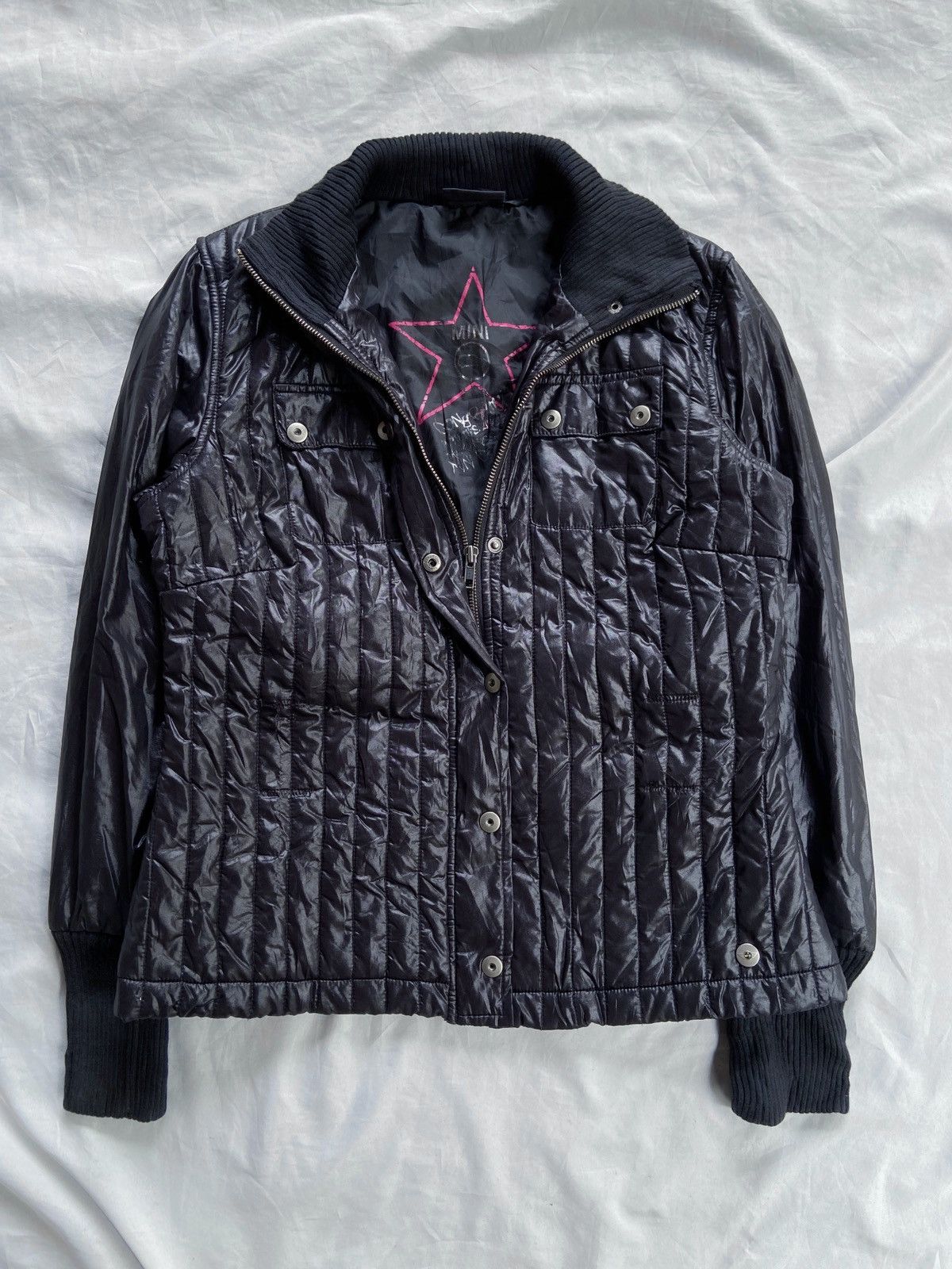 Japanese Brand MINI CHOPPER PUNK STYLE ZIP JACKET Size US S / EU 44-46 / 1 - 1 Thumbnail